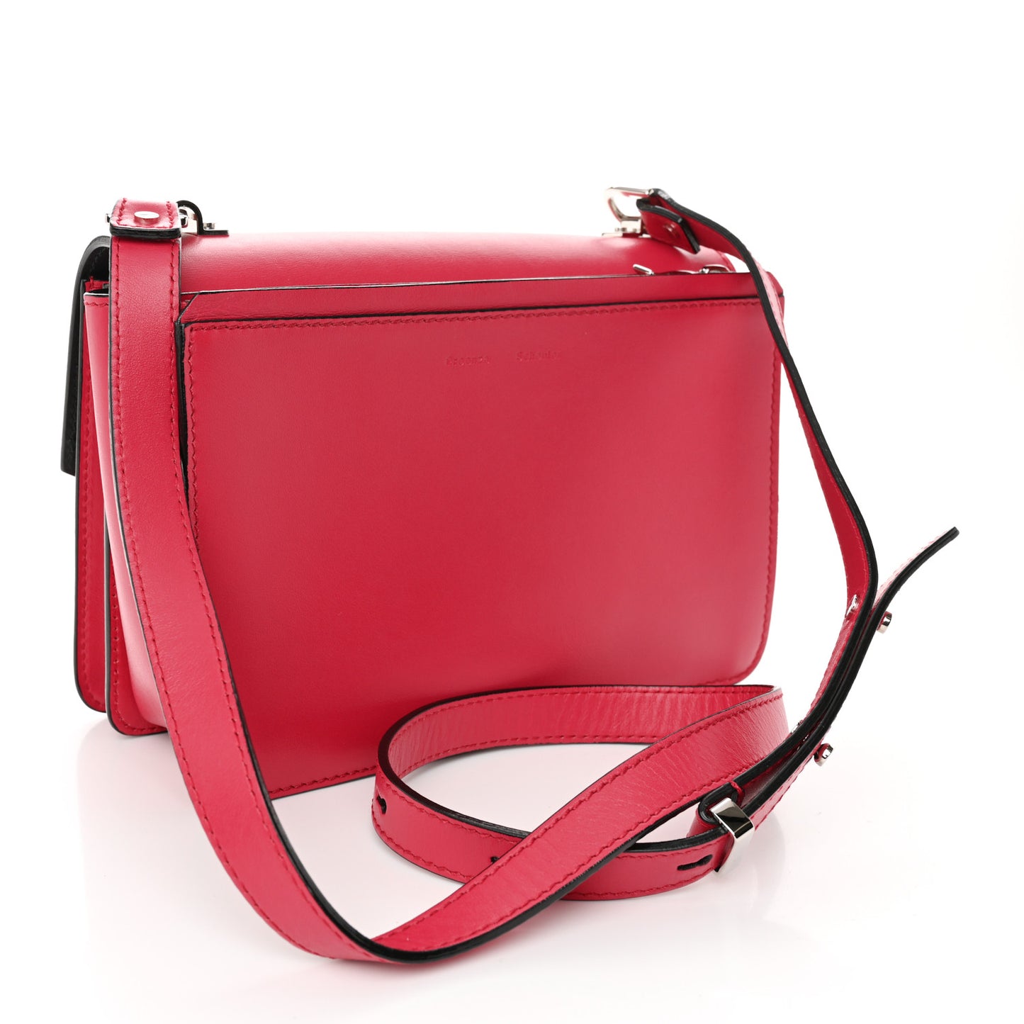 Smooth Calfskin Hava Crossbody Magenta