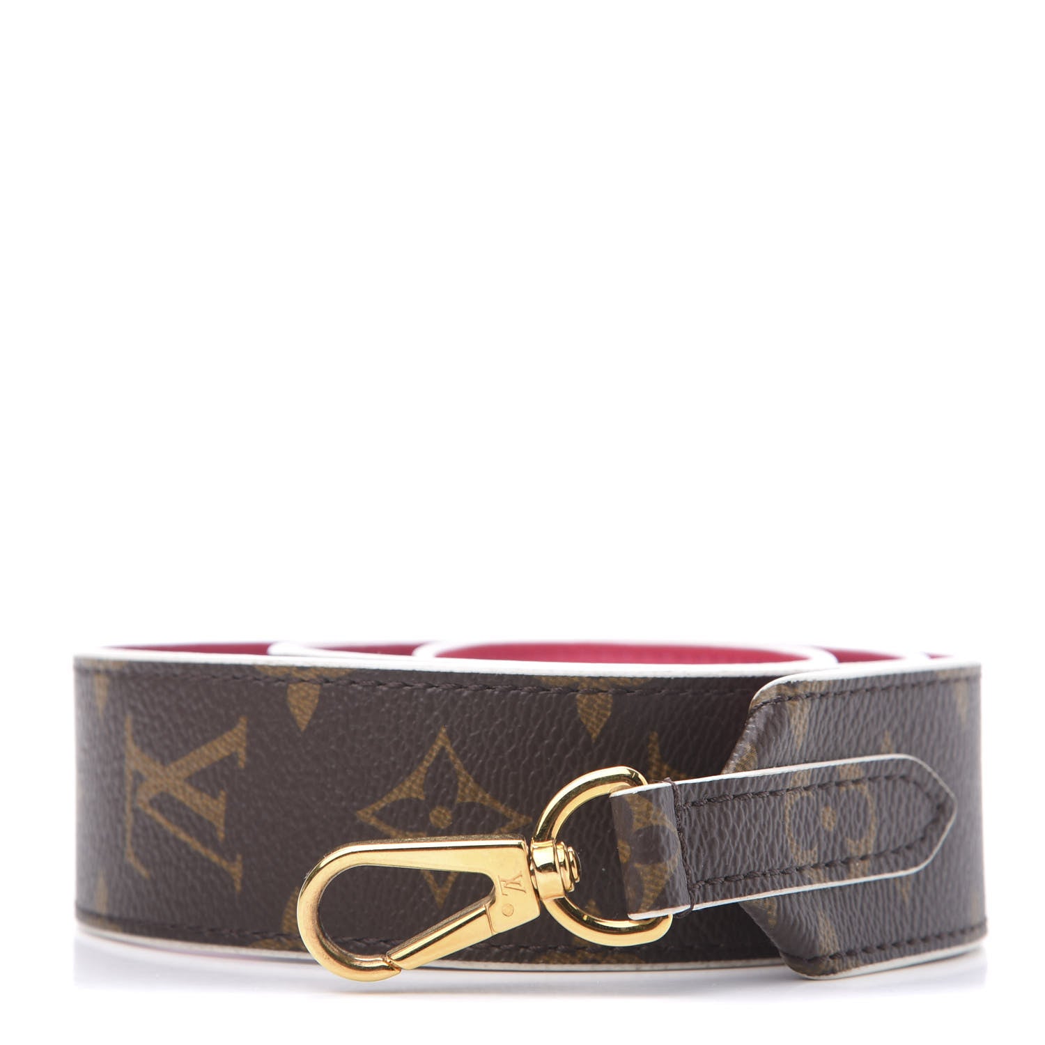 Louis Vuitton Monogram Bandouliere Shoulder Strap Hot Pink 1 of 6