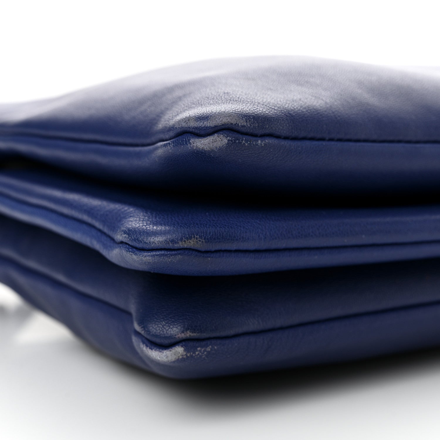 Celine Lambskin Large Trio Crossbody Bag Indigo 10 of 21