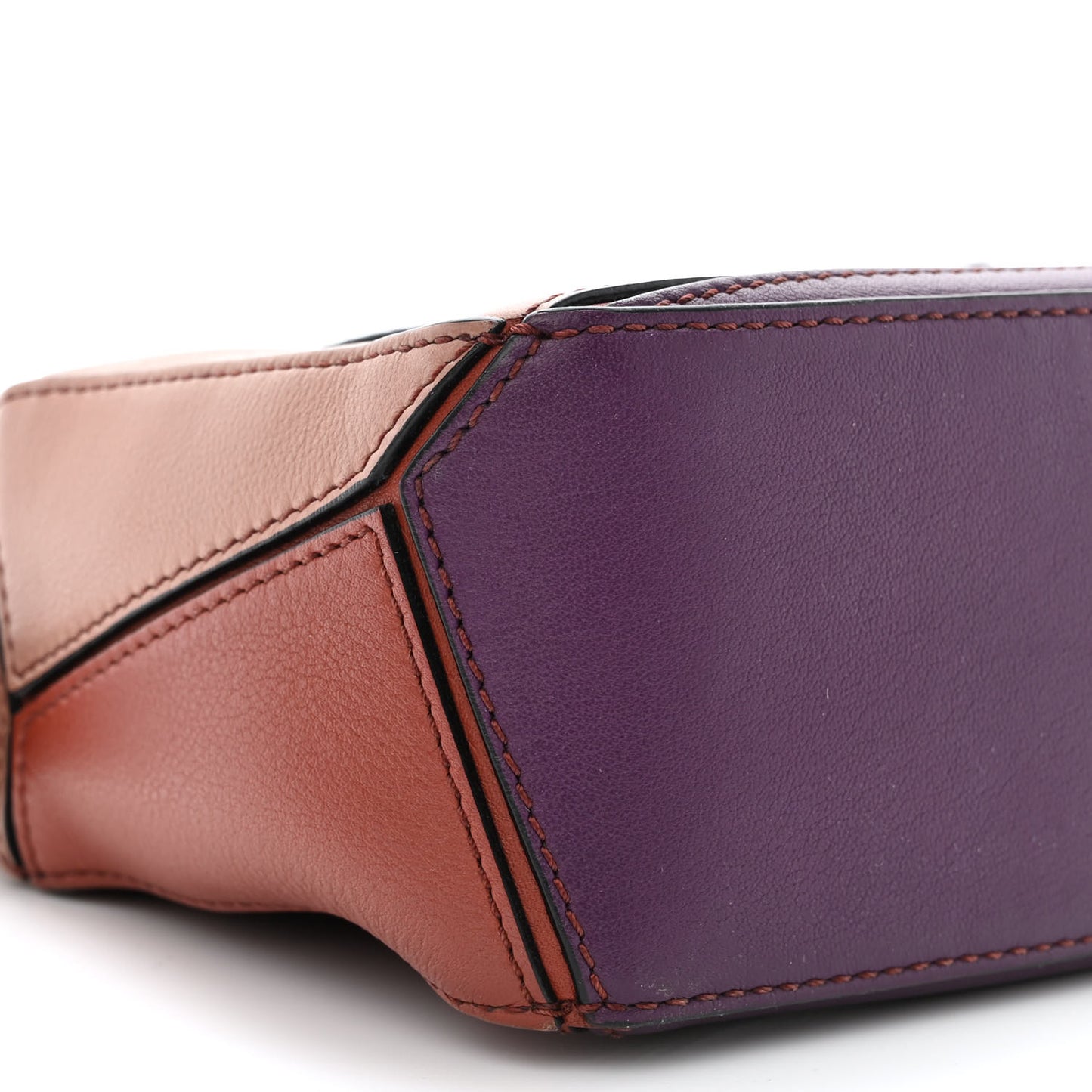 Calfskin Mini Puzzle Bag Spice Pumpkin