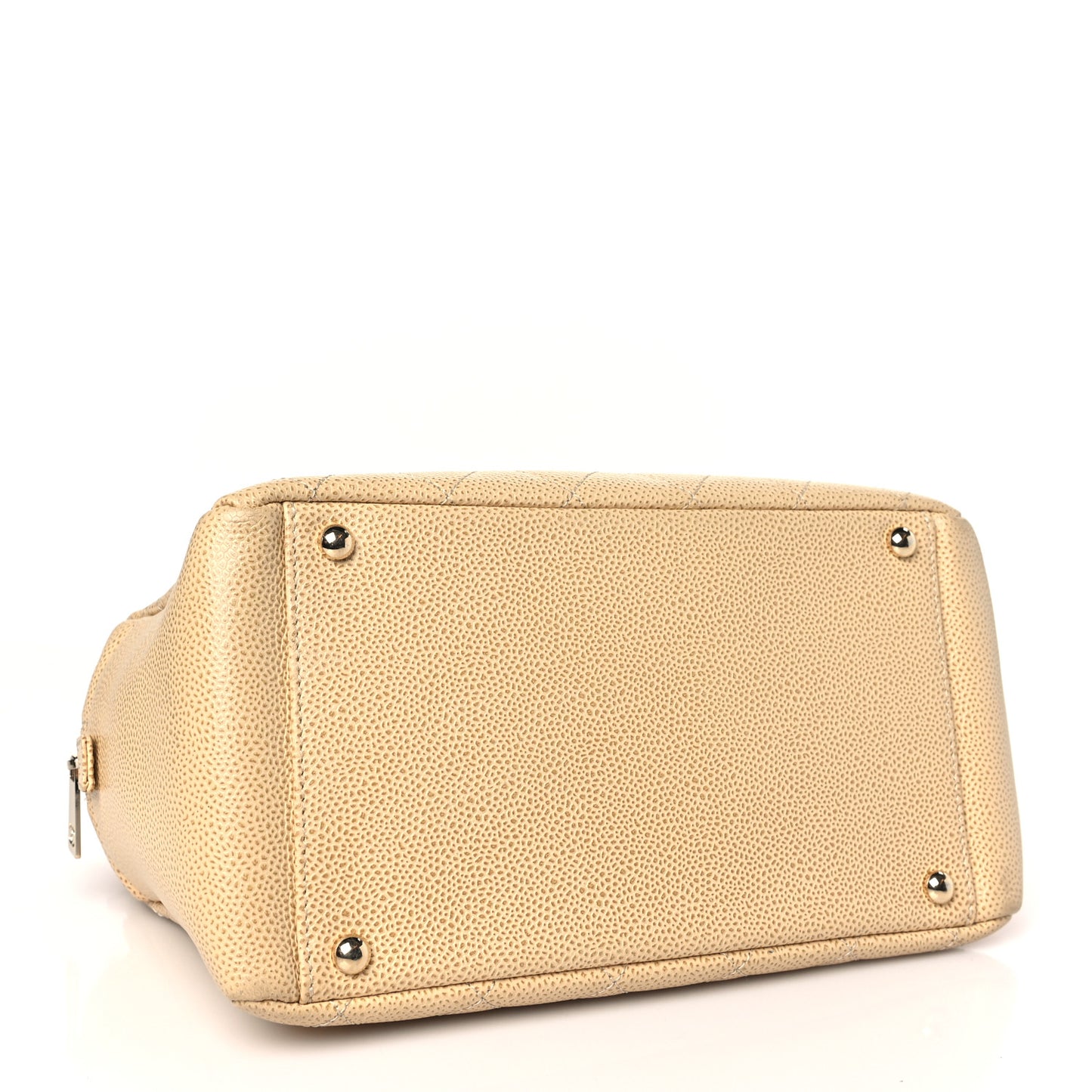 Caviar Quilted Petit Timeless Tote PTT Beige