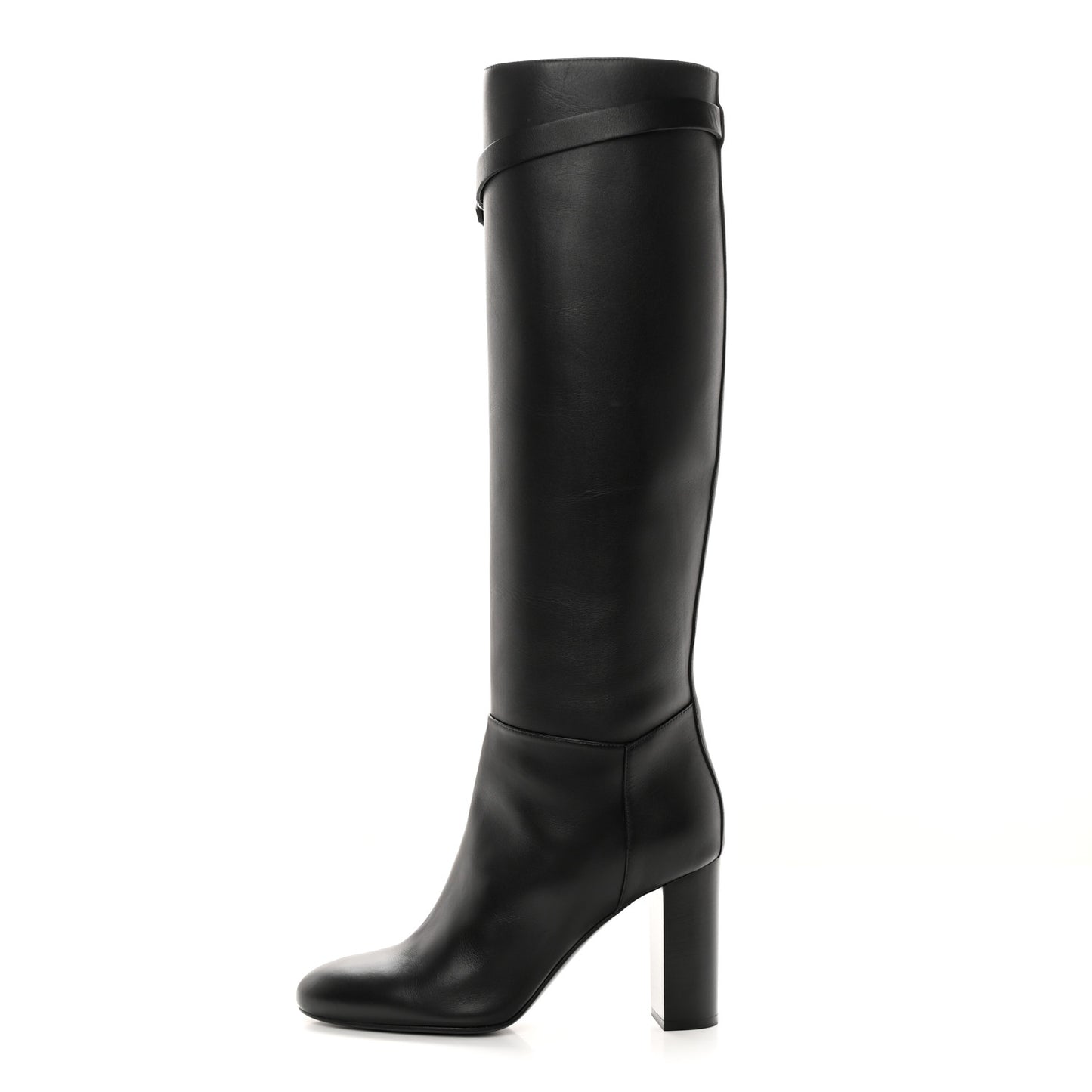 Heritage Calfskin Story Boots 38.5 Black