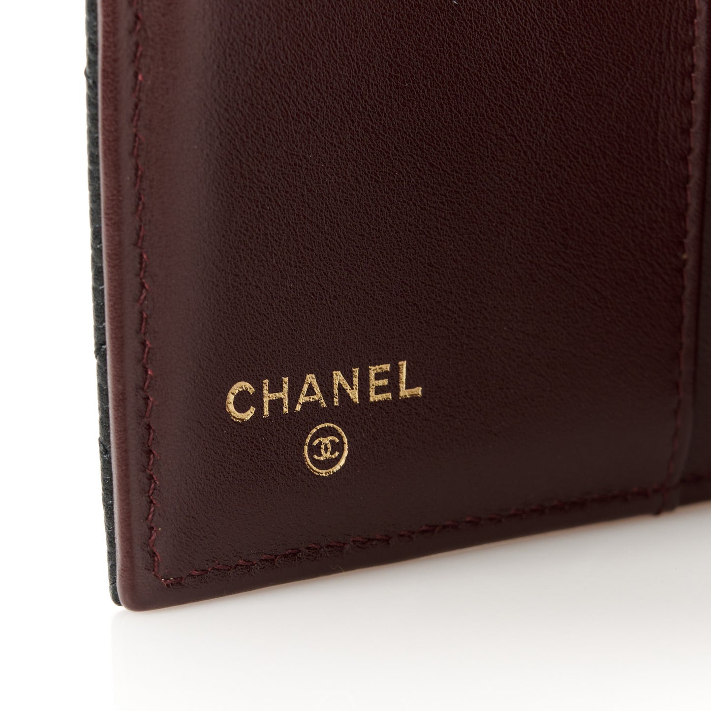 Caviar Quilted Long Flap Wallet Black