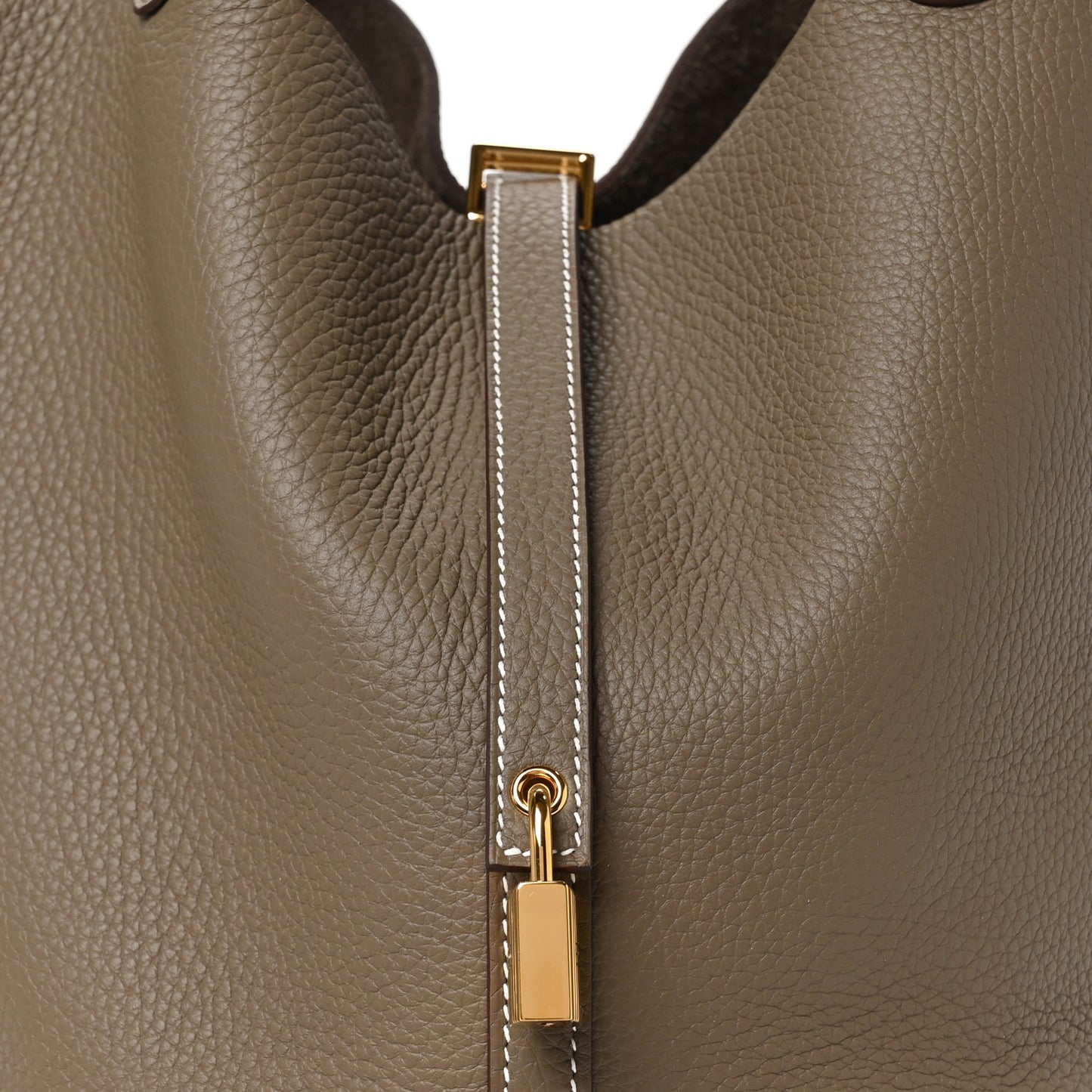 Taurillon Clemence Picotin Lock 22 MM Etoupe