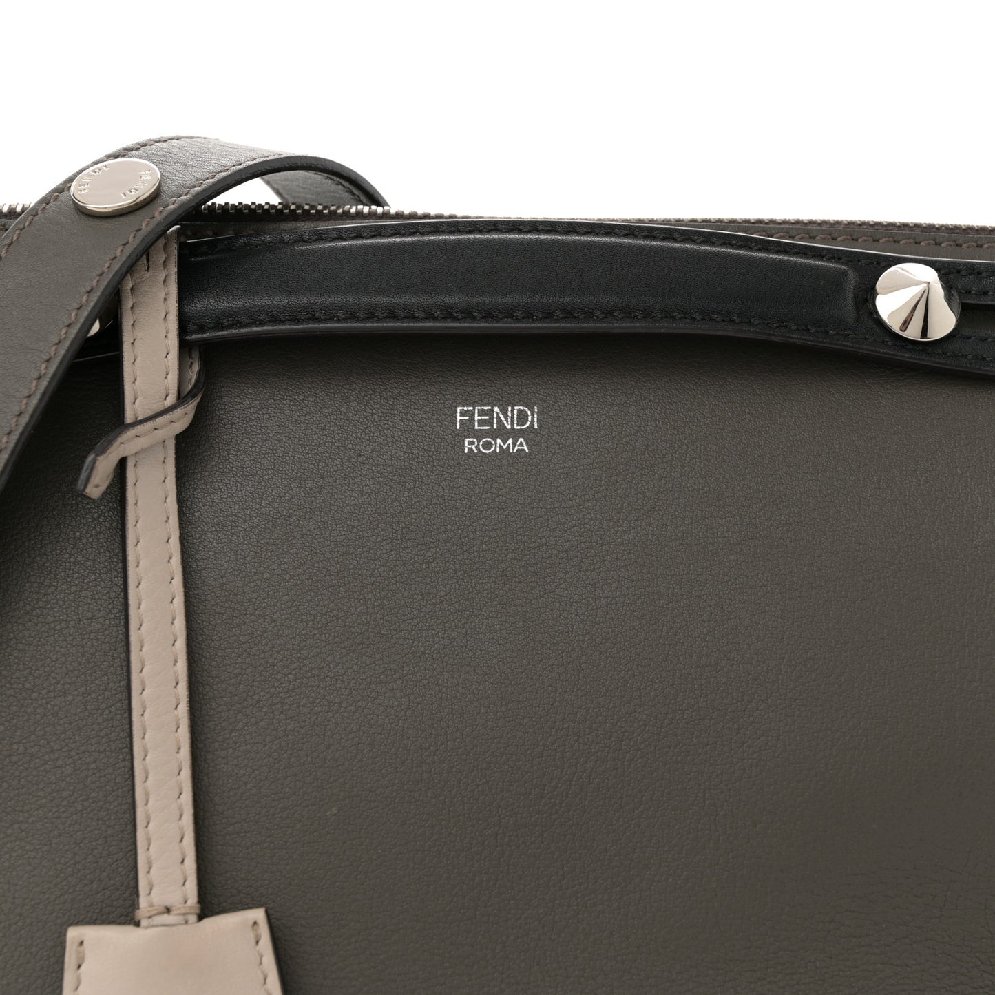 Vitello Dolce 4 Color Medium By The Way Boston Bag Carbone Grigio Polvere Multicolor