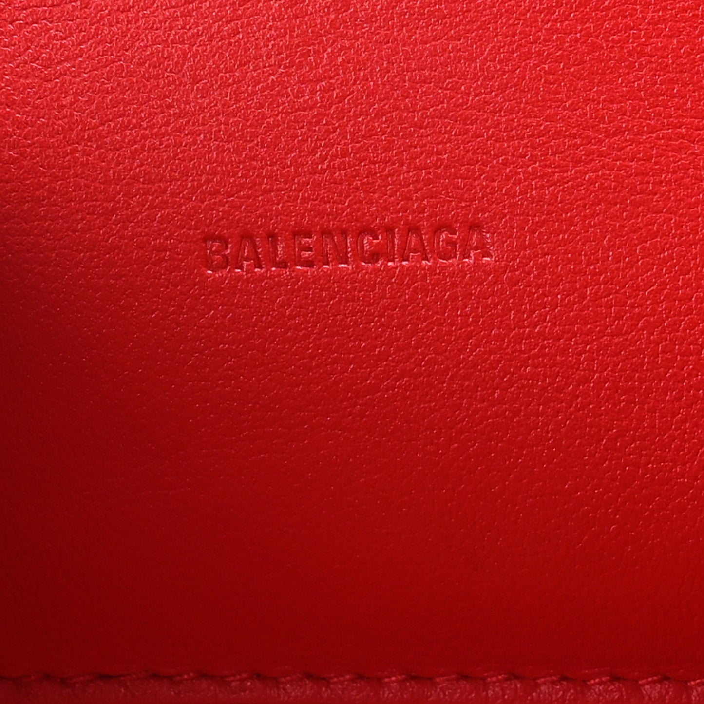 Smooth Calfskin Neo Classic Brass Hardware Mini City Red