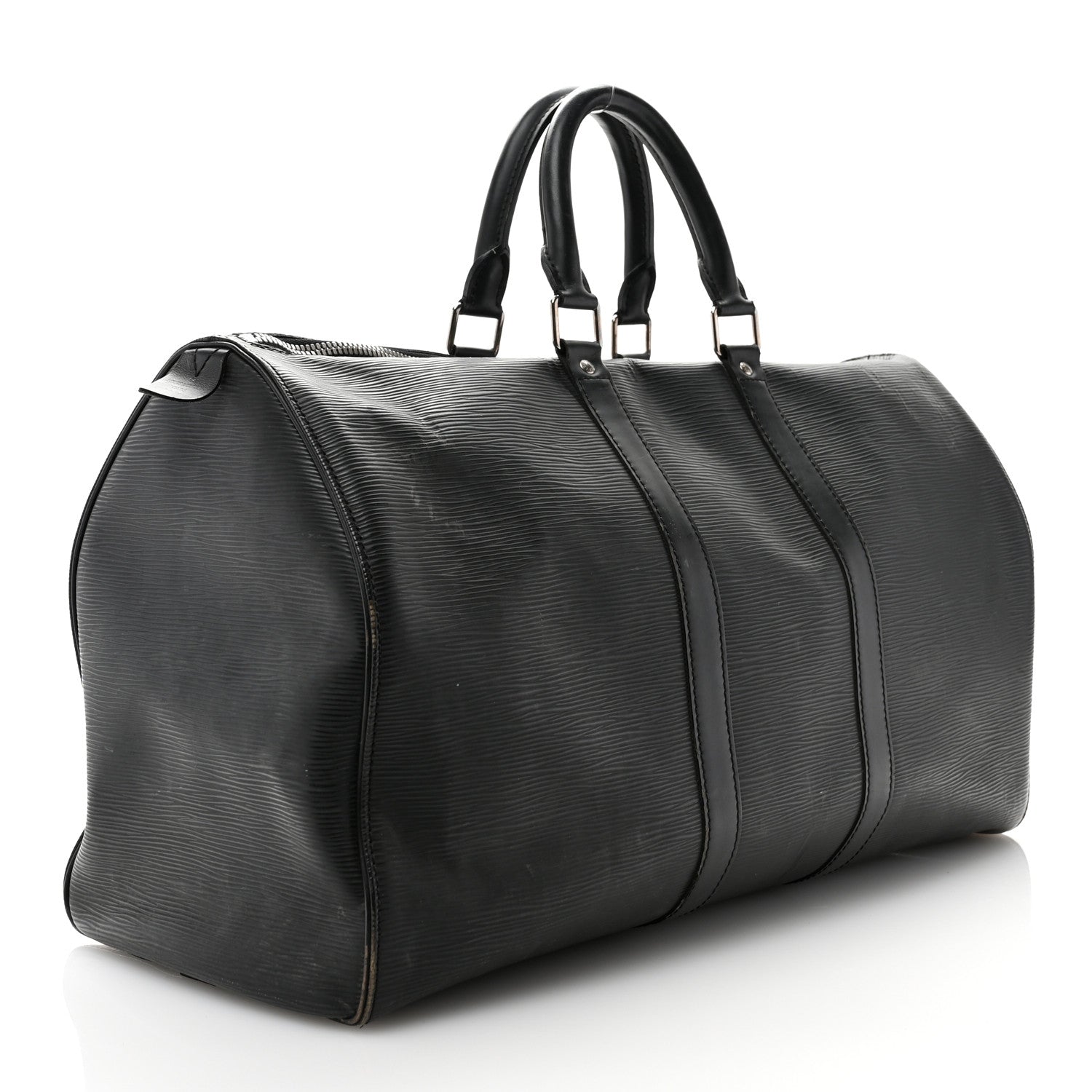 Louis Vuitton Epi Keepall 50 Black 2 of 13