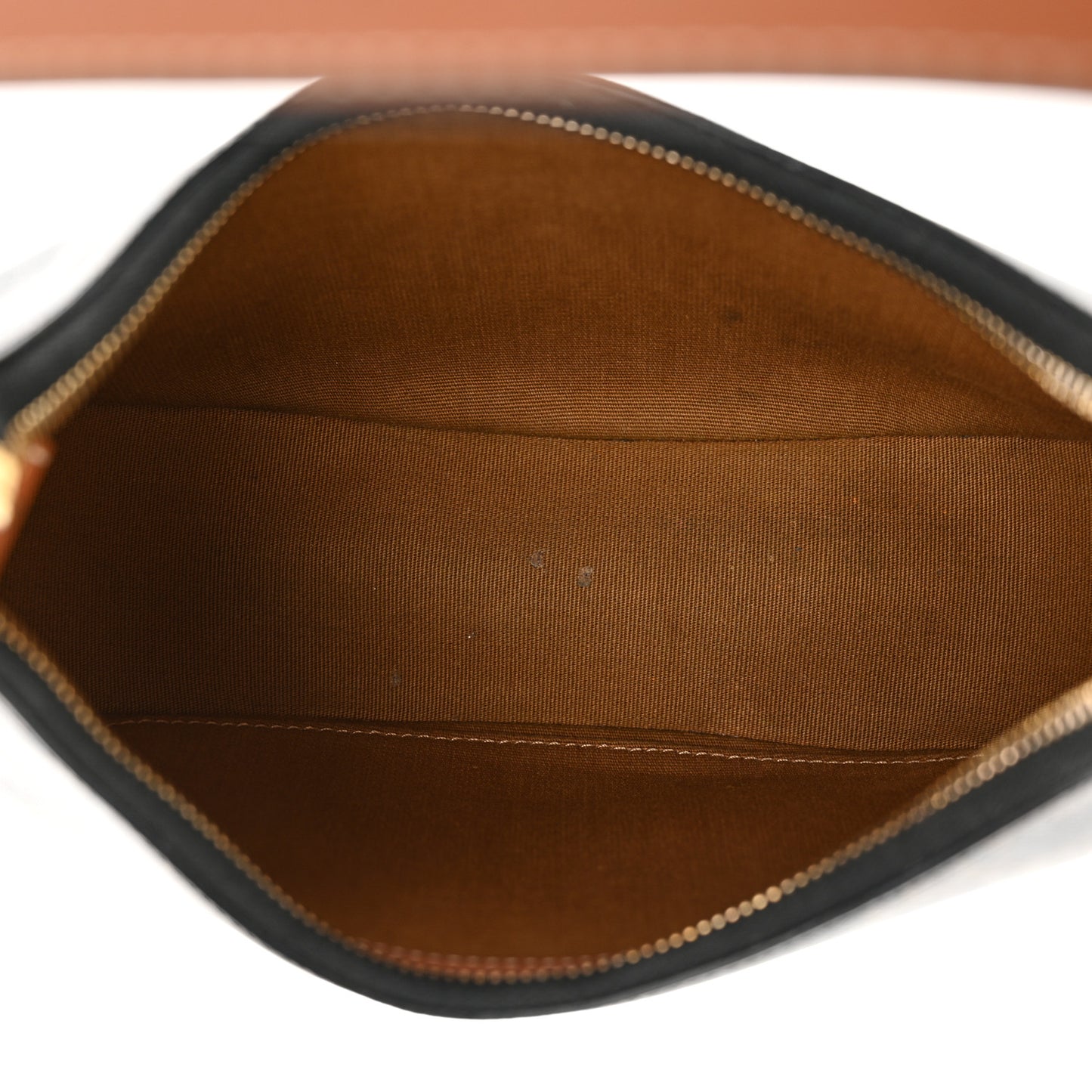 Triomphe Canvas Calfskin Ava Shoulder Bag Tan