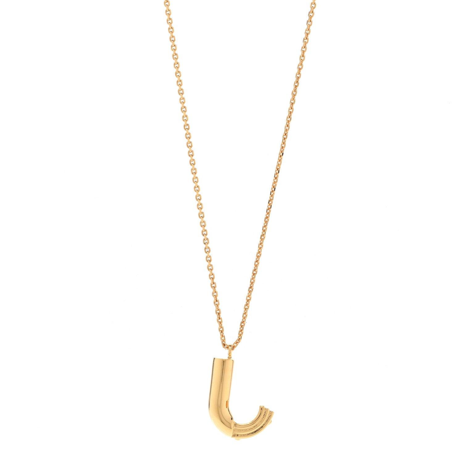 Louis Vuitton LV And Me Letter J Necklace Gold 1 of 8