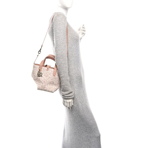 Tweed Cannage Small Vertical Toujours Rose des Vents