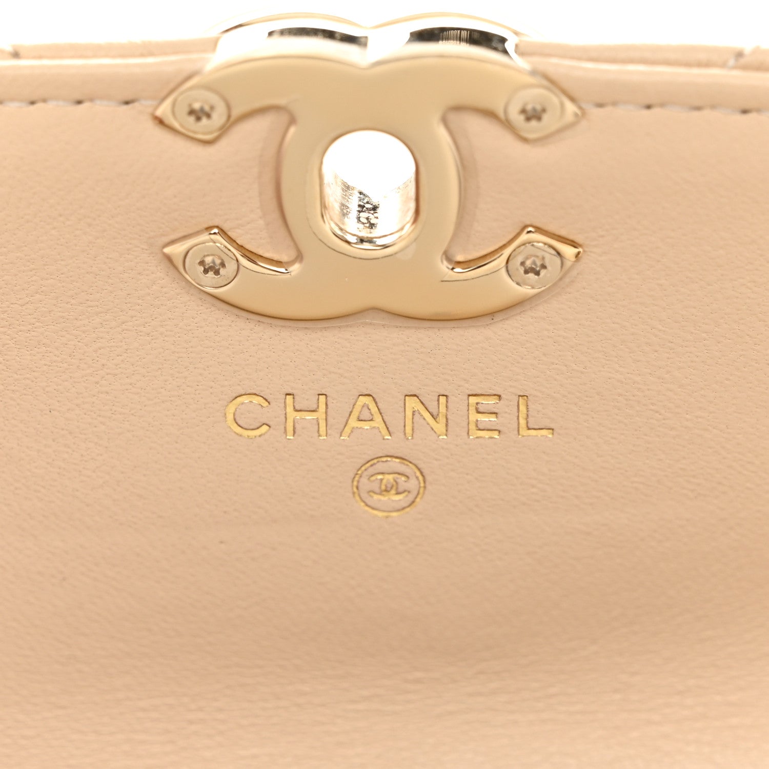 Chanel Tweed Lambskin Quilted Waist Bag With Coin Purse Beige 7 of 13