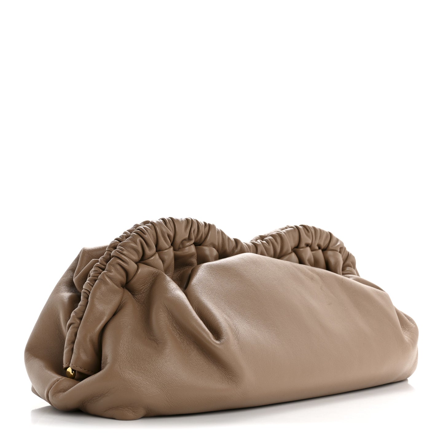 Lambskin Cloud Clutch Biscotto