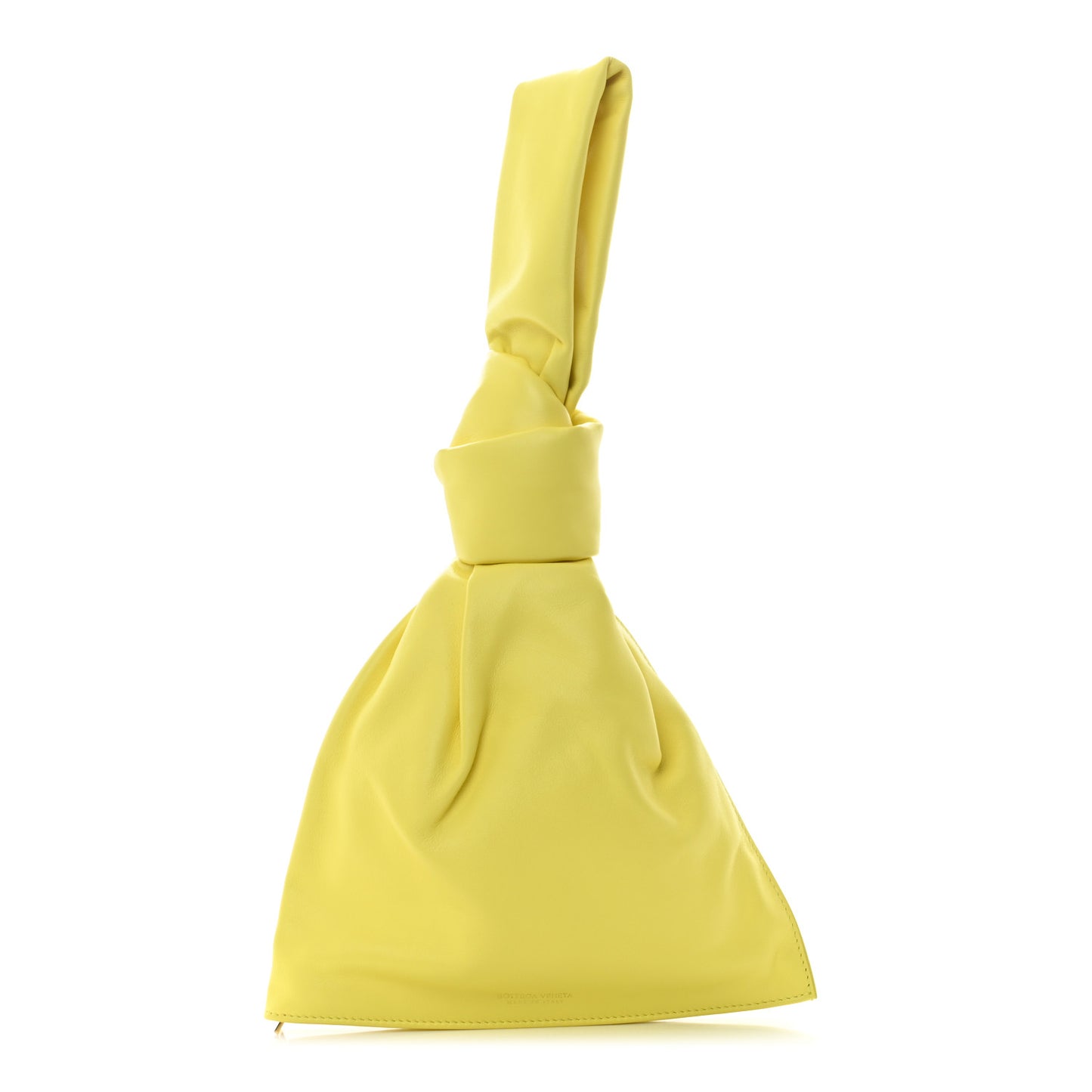Calfskin Mini BV Twist Yellow