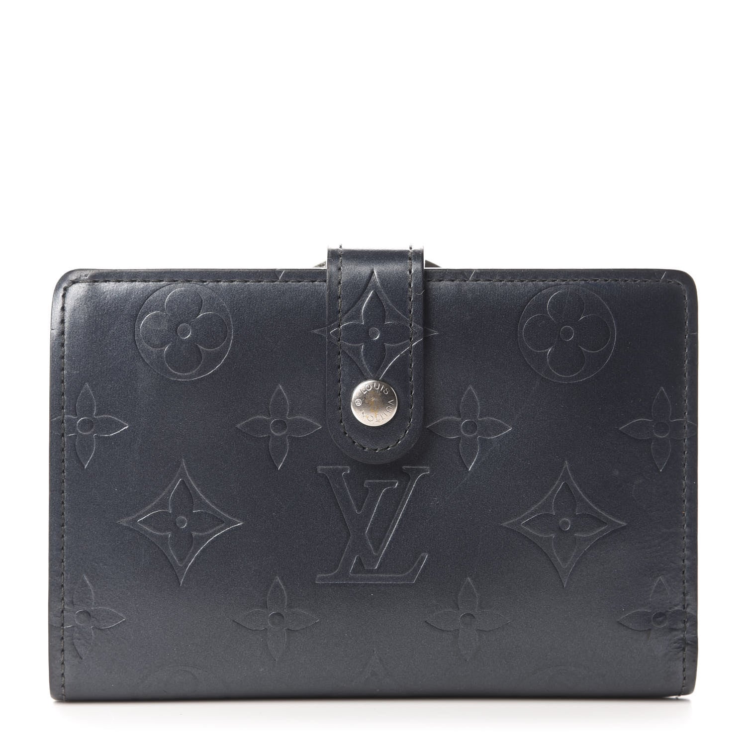 Louis Vuitton Mat Monogram French Purse Wallet Blue 1 of 8