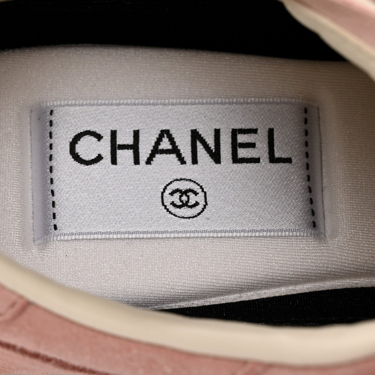 Chanel Suede Womens CC Sneakers 38.5 Pink 8 of 11