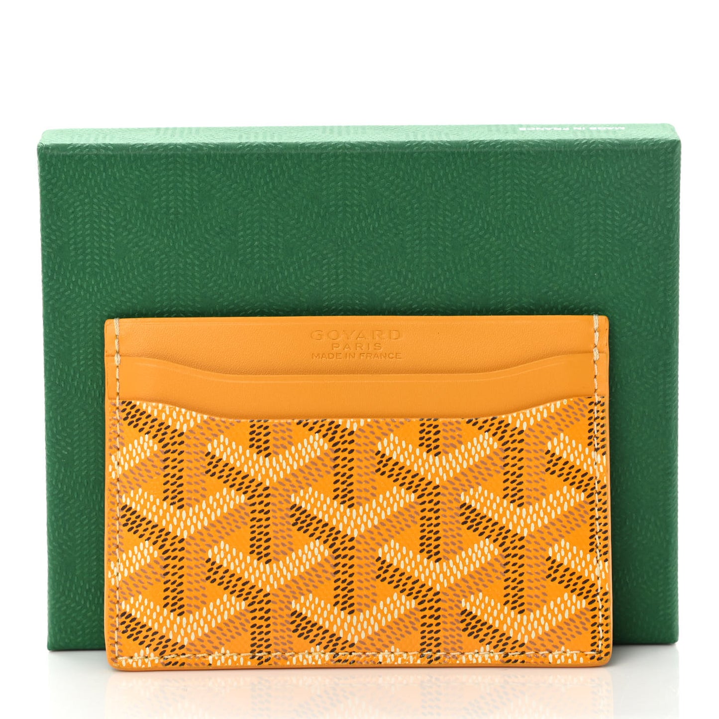 Goyardine Saint Sulpice Card Holder Yellow