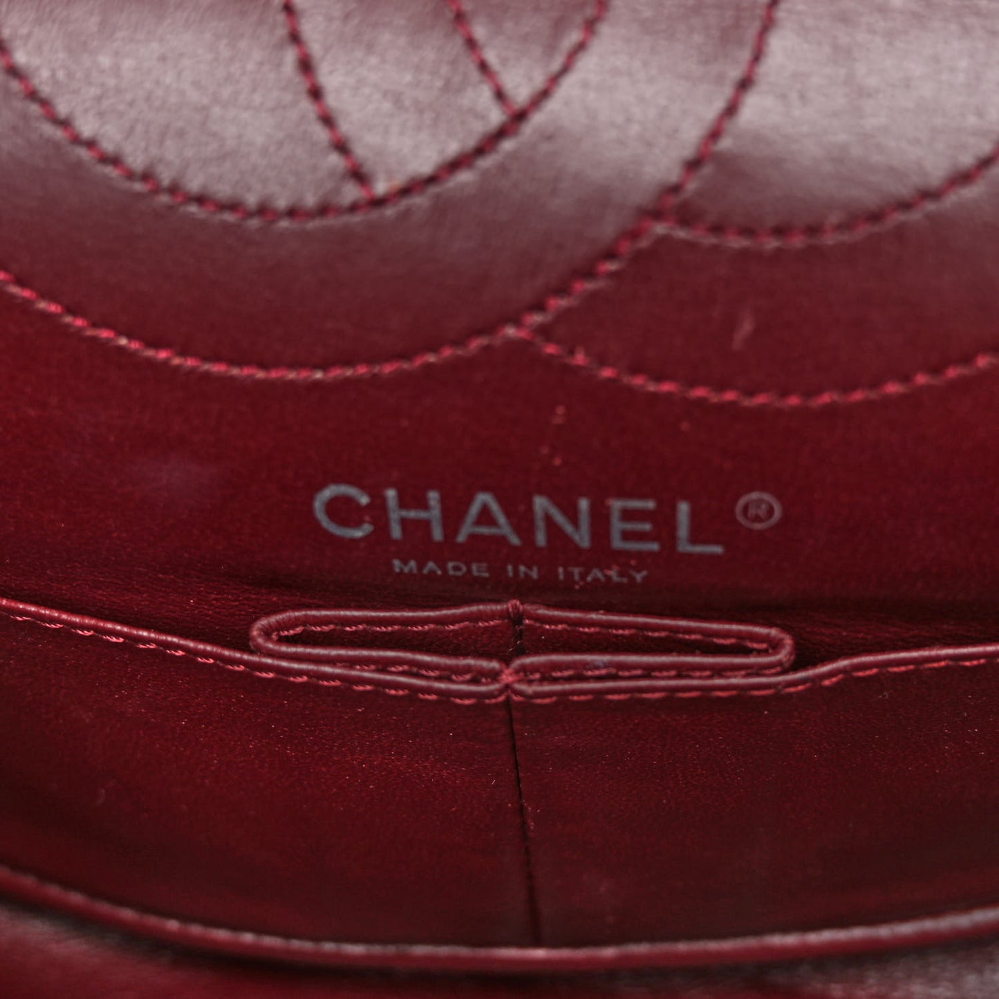 Patent Quilted 2.55 Reissue 226 Flap Burgundy