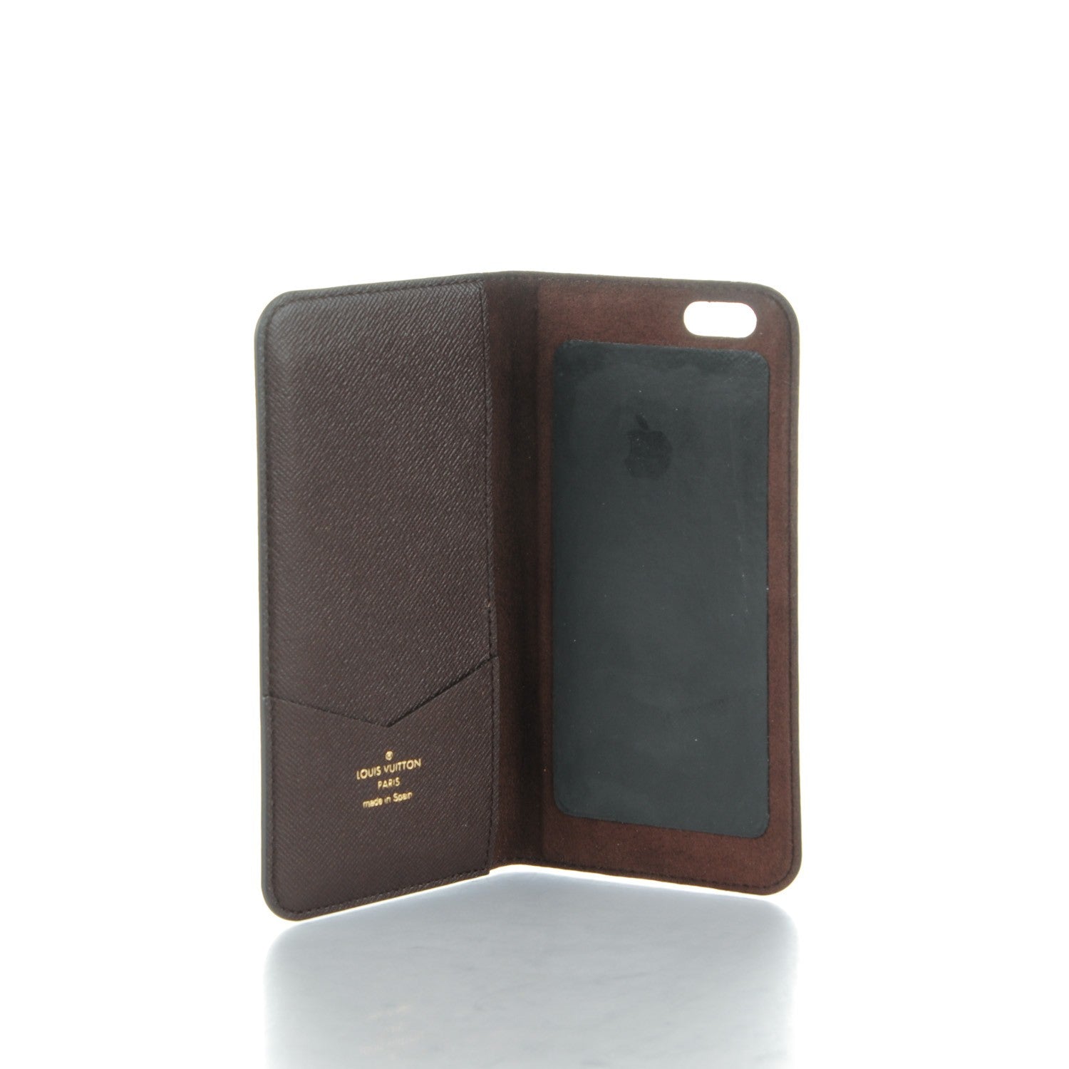 Louis Vuitton Monogram iPhone 6 Plus Folio Case Brown 5 of 7