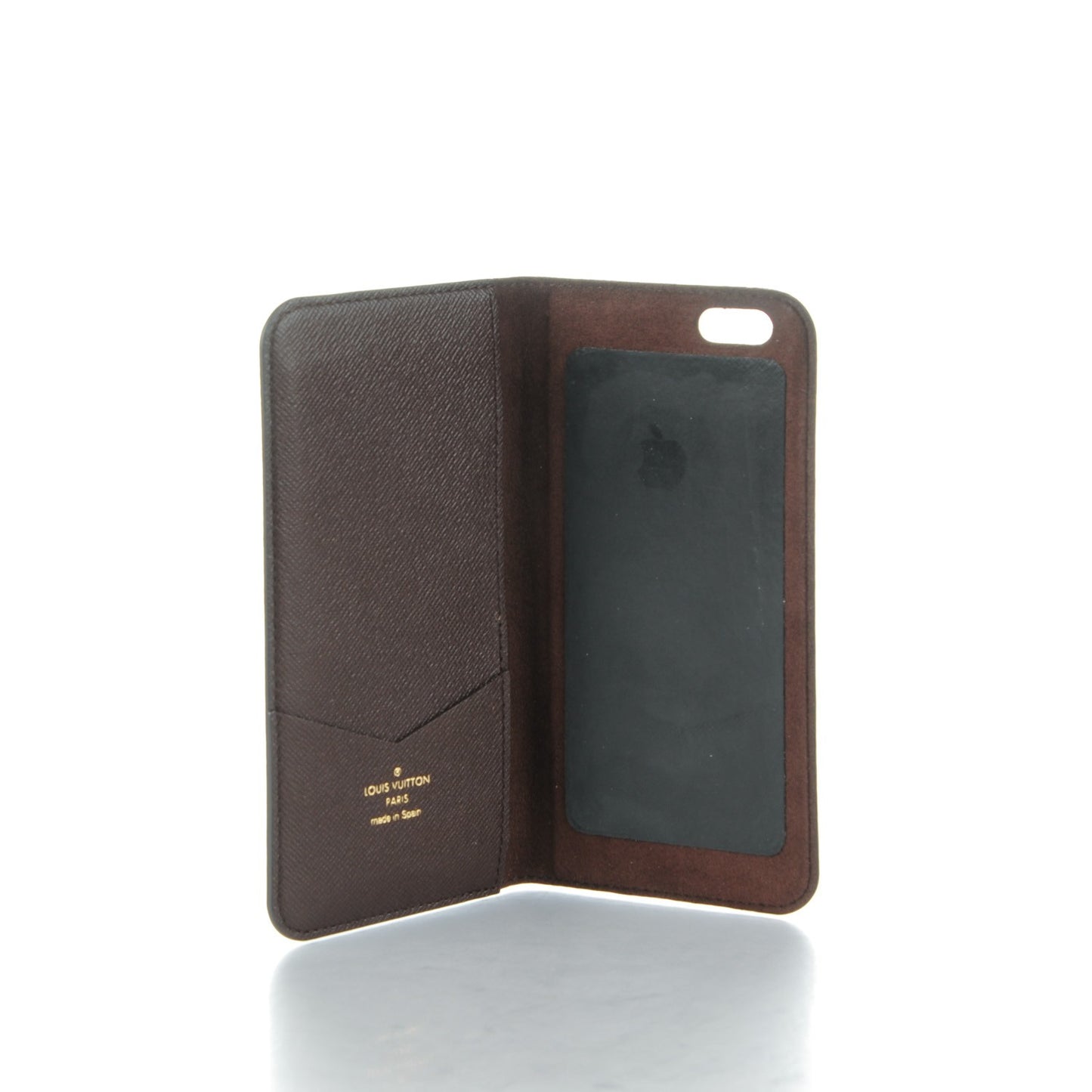 Monogram iPhone 6 Plus Folio Case Brown
