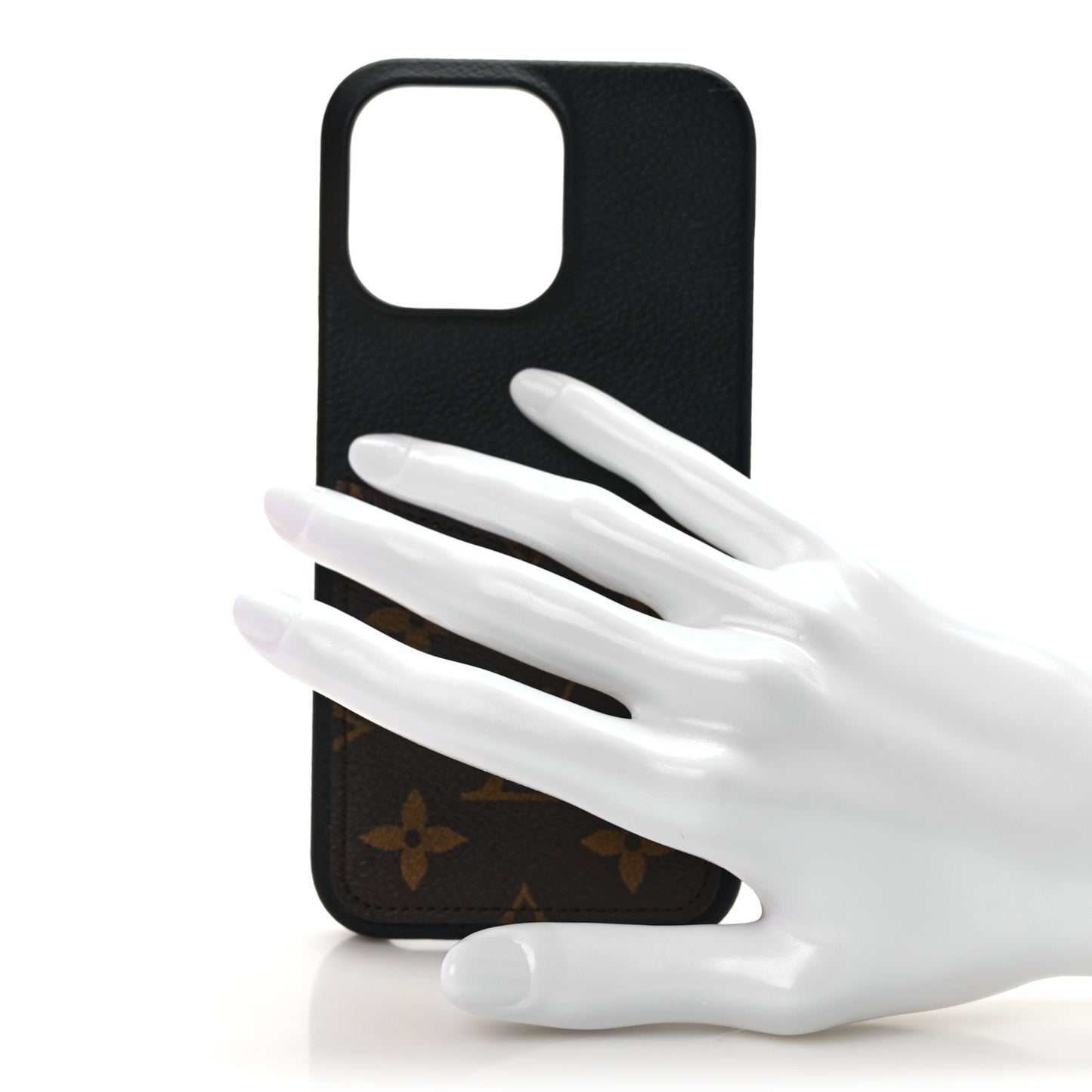 Monogram Pallas iPhone 15 Pro Max Bumper Black
