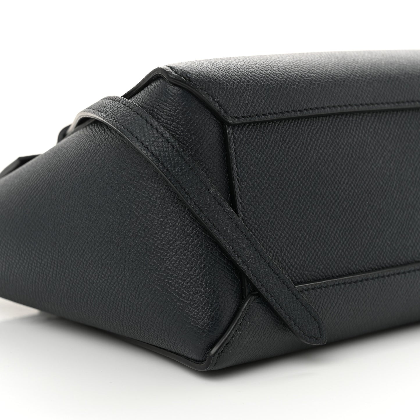 Grained Calfskin Nano Belt Bag Navy