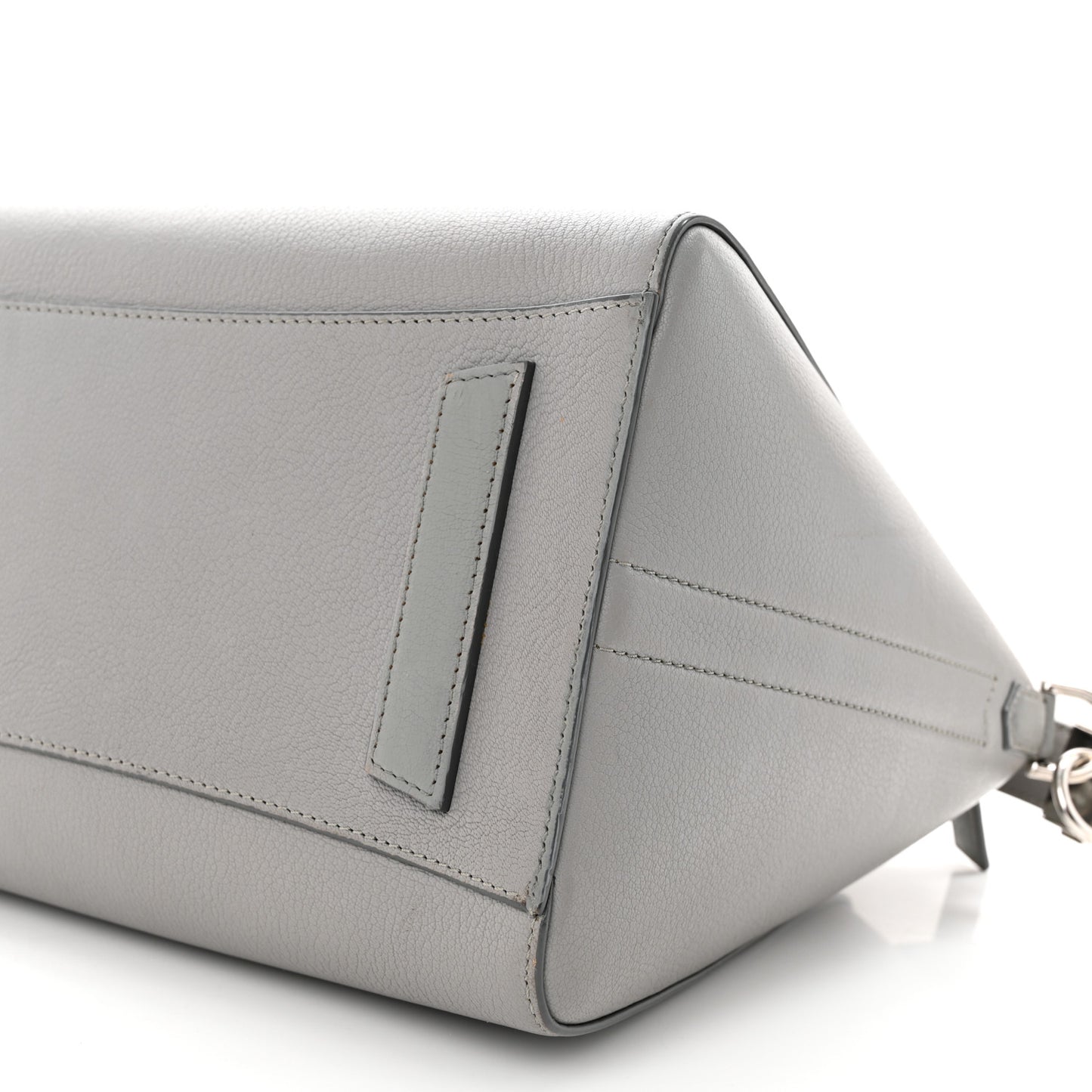 Sugar Goatskin Medium Antigona Pearl Grey