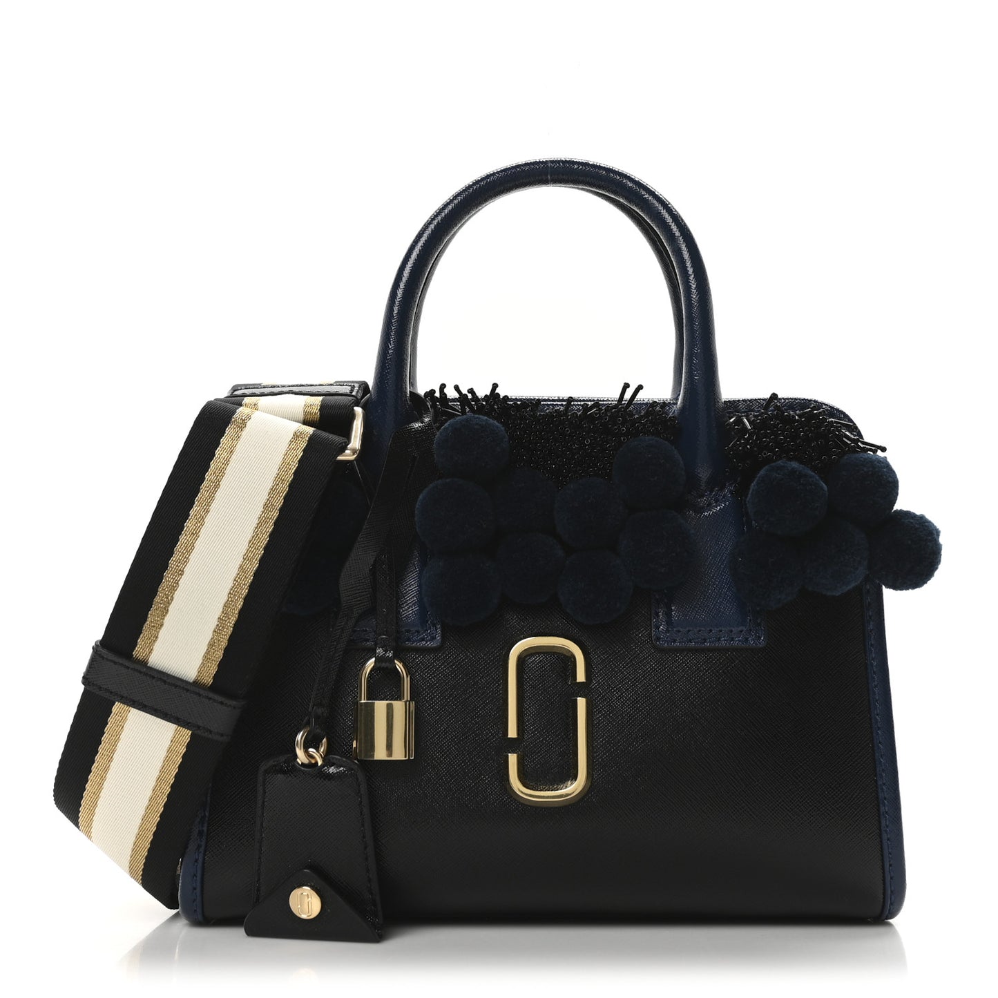 Saffiano Little Big Shot Tote Black Multicolor
