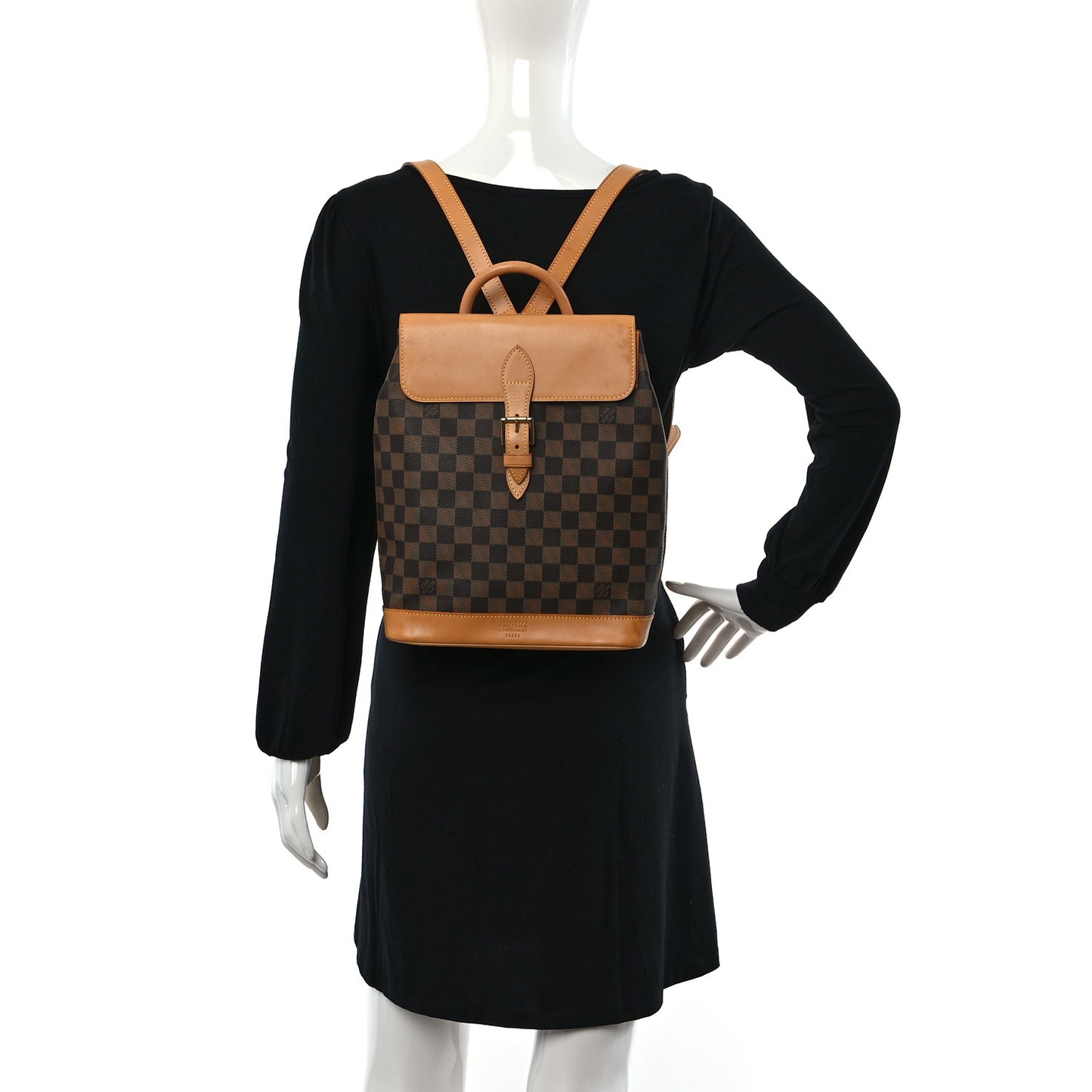 Damier Ebene Soho Centenaire Backpack