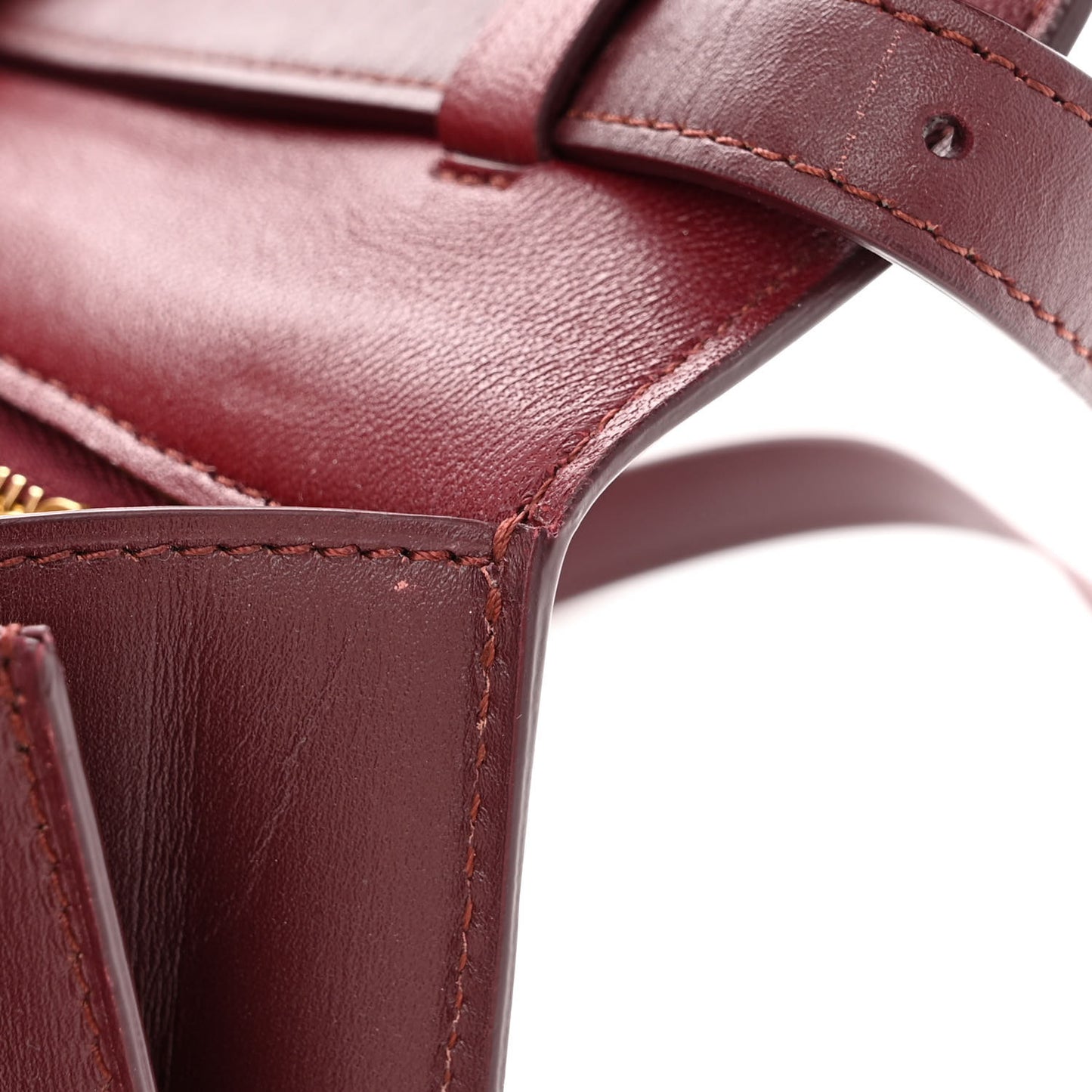 Box Calfskin Small Classic Box Flap Bag Burgundy