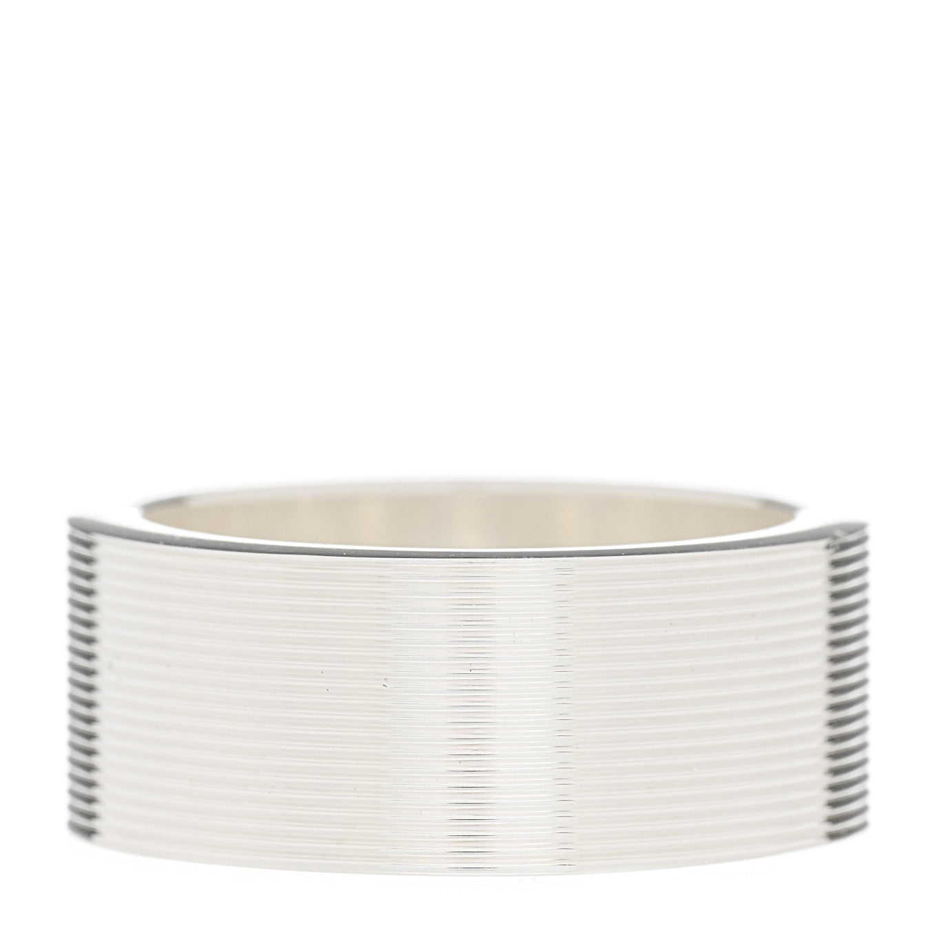 Sterling Silver 8mm Signature Band Ring 51 5.75