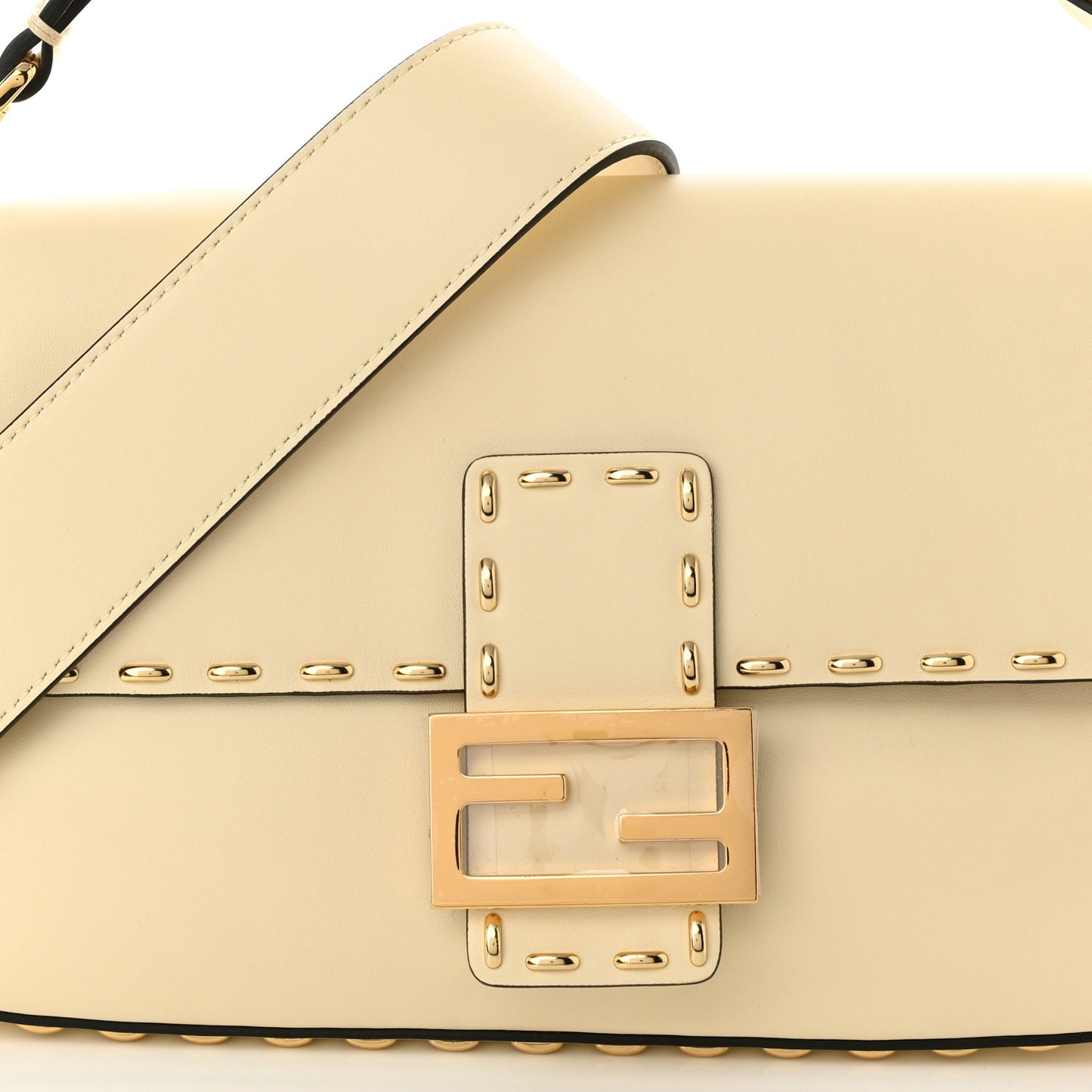 Vitello King Metal Stitch Baguette Pergamena