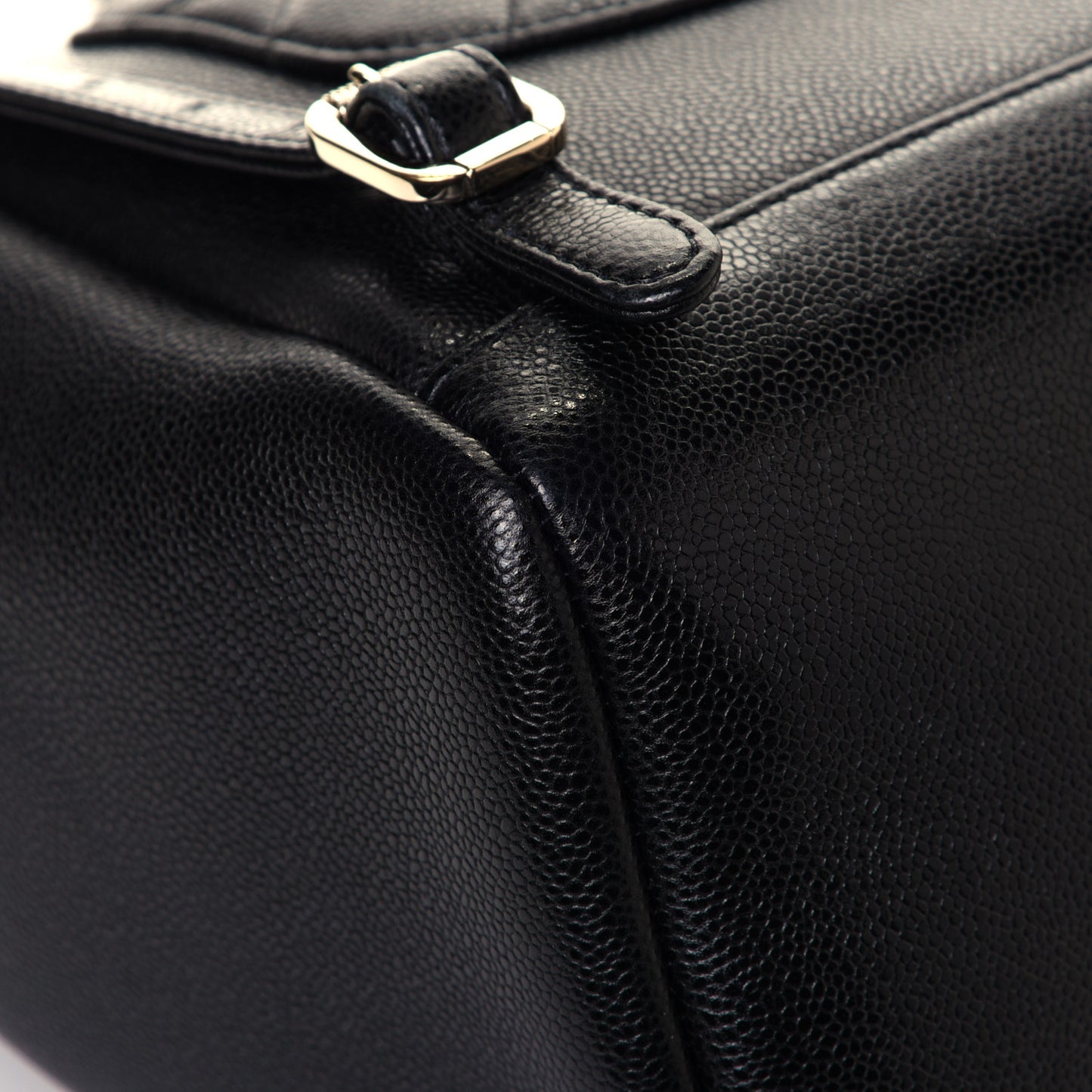 Caviar Quilted Business Affinity Backpack Black