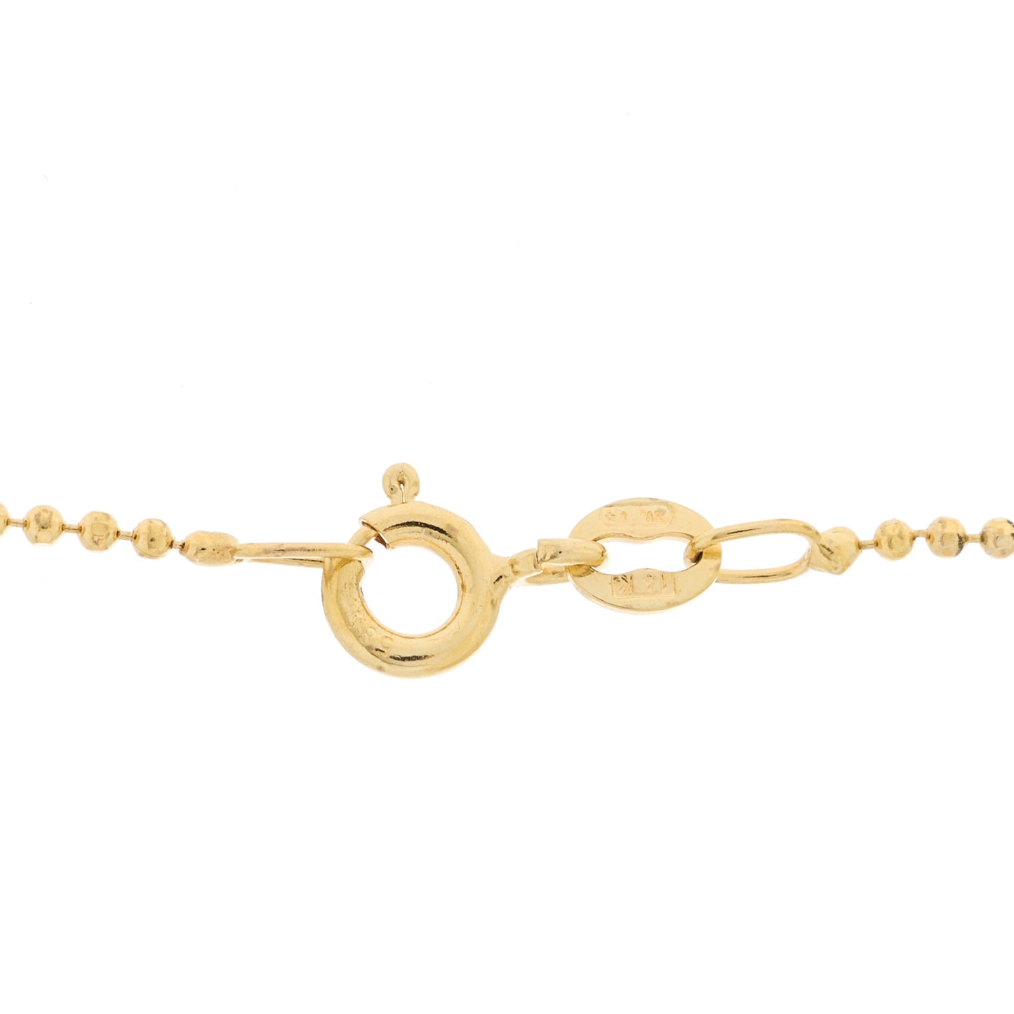 18K Yellow Gold Mini Heart Charm Pendant Necklace