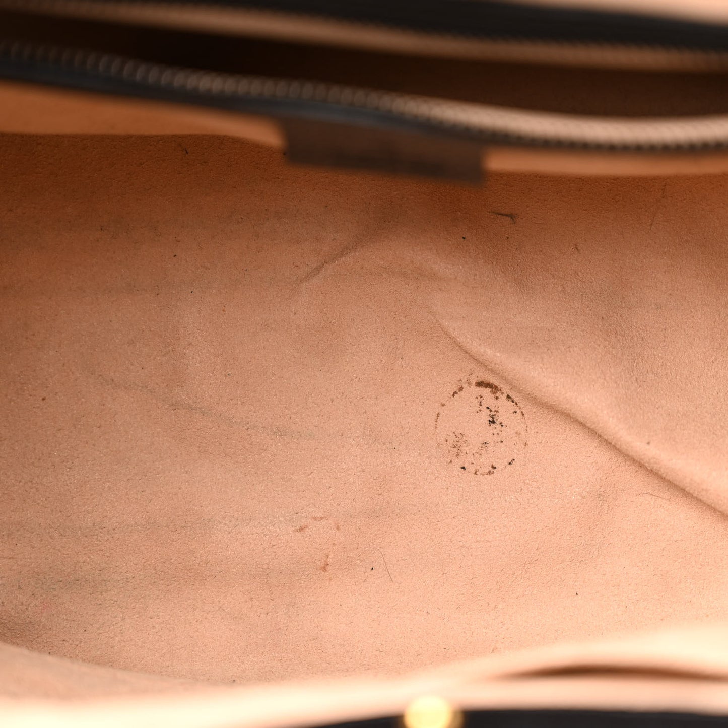 Grained Calfskin Web Crystal Butterfly Stripe Medium Totem Top Handle Bag Black