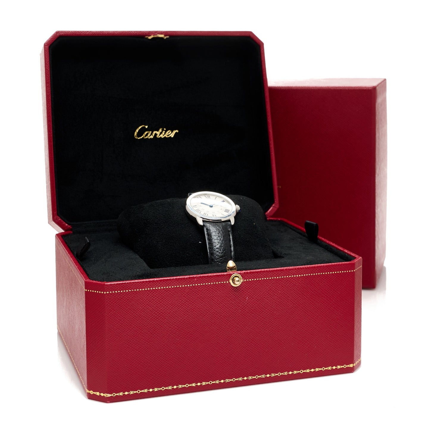 Stainless Steel Calfskin 29mm Ronde Solo Quartz Watch