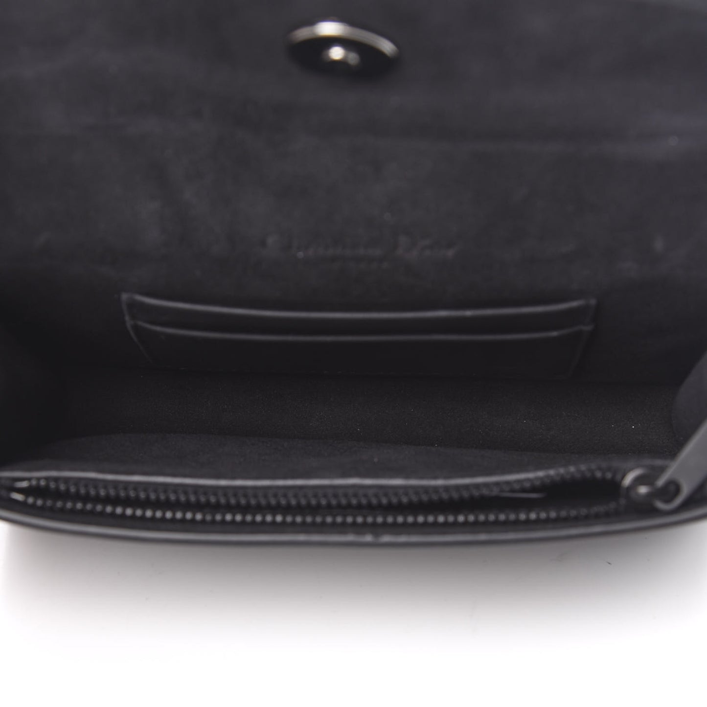 Ultra Matte Calfskin Saddle Belt Bag Black