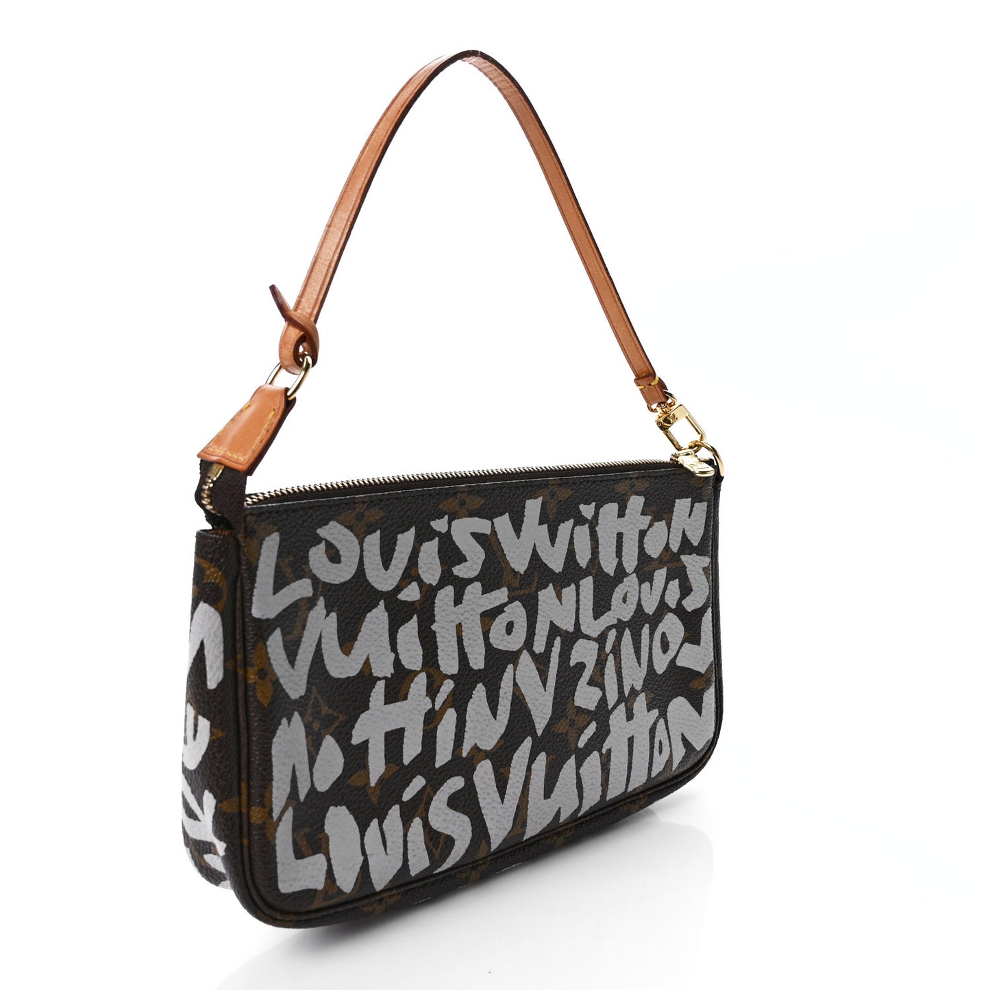 Monogram Graffiti Pochette Accessories Silver
