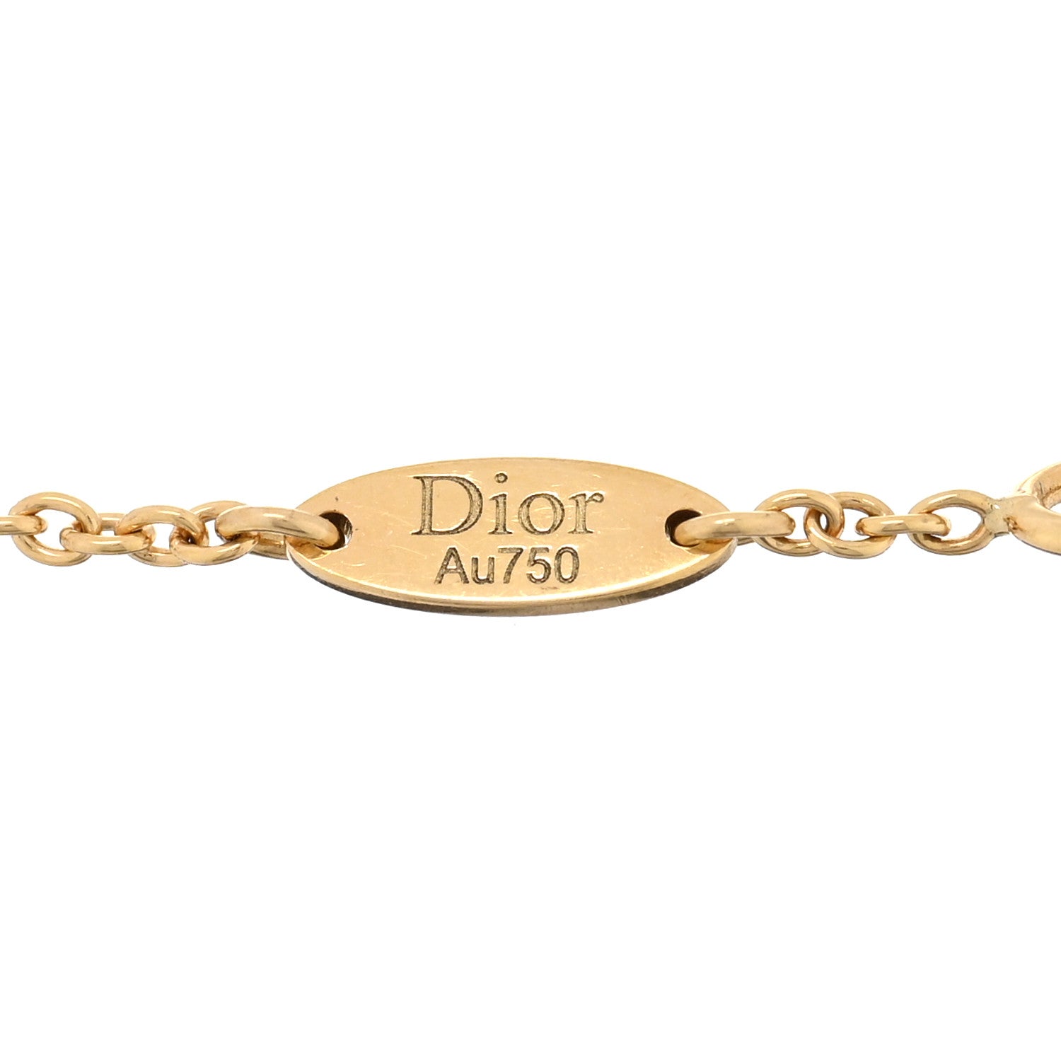 Christian Dior 18K Yellow Gold Diamond Turquoise Rose des Vents Bracelet 3 of 4