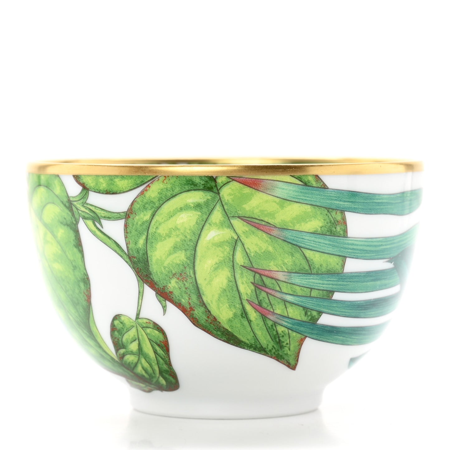 Porcelain Passifolia Tea Cup And Saucer