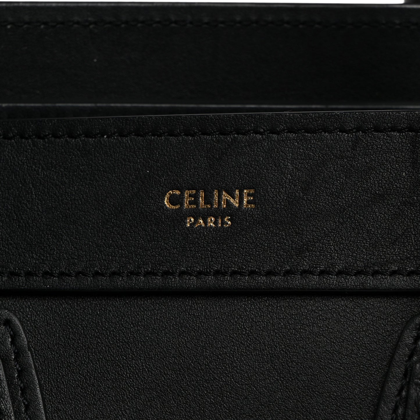 Smooth Calfskin Nano Luggage Black