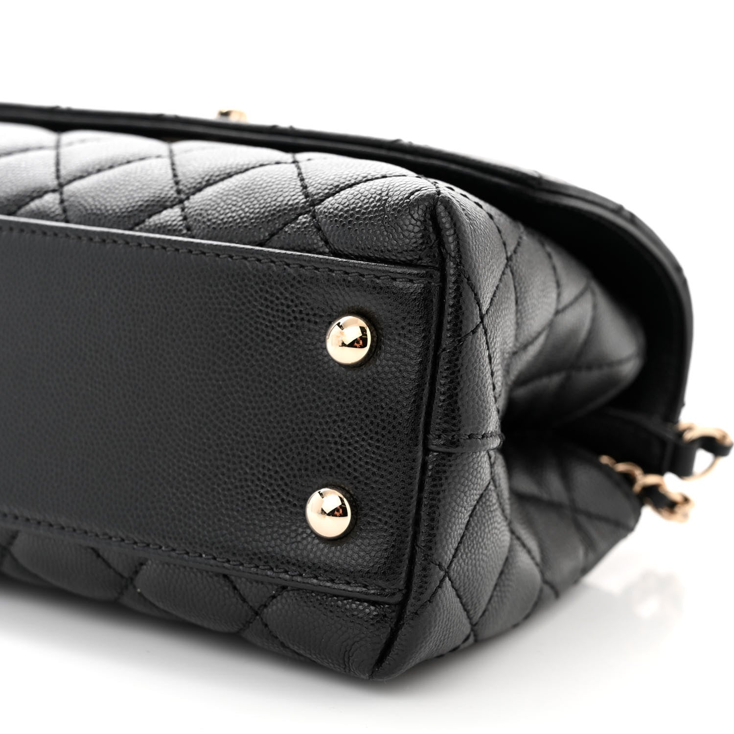 Chanel Caviar Quilted Mini Coco Handle Flap Black 7 of 13