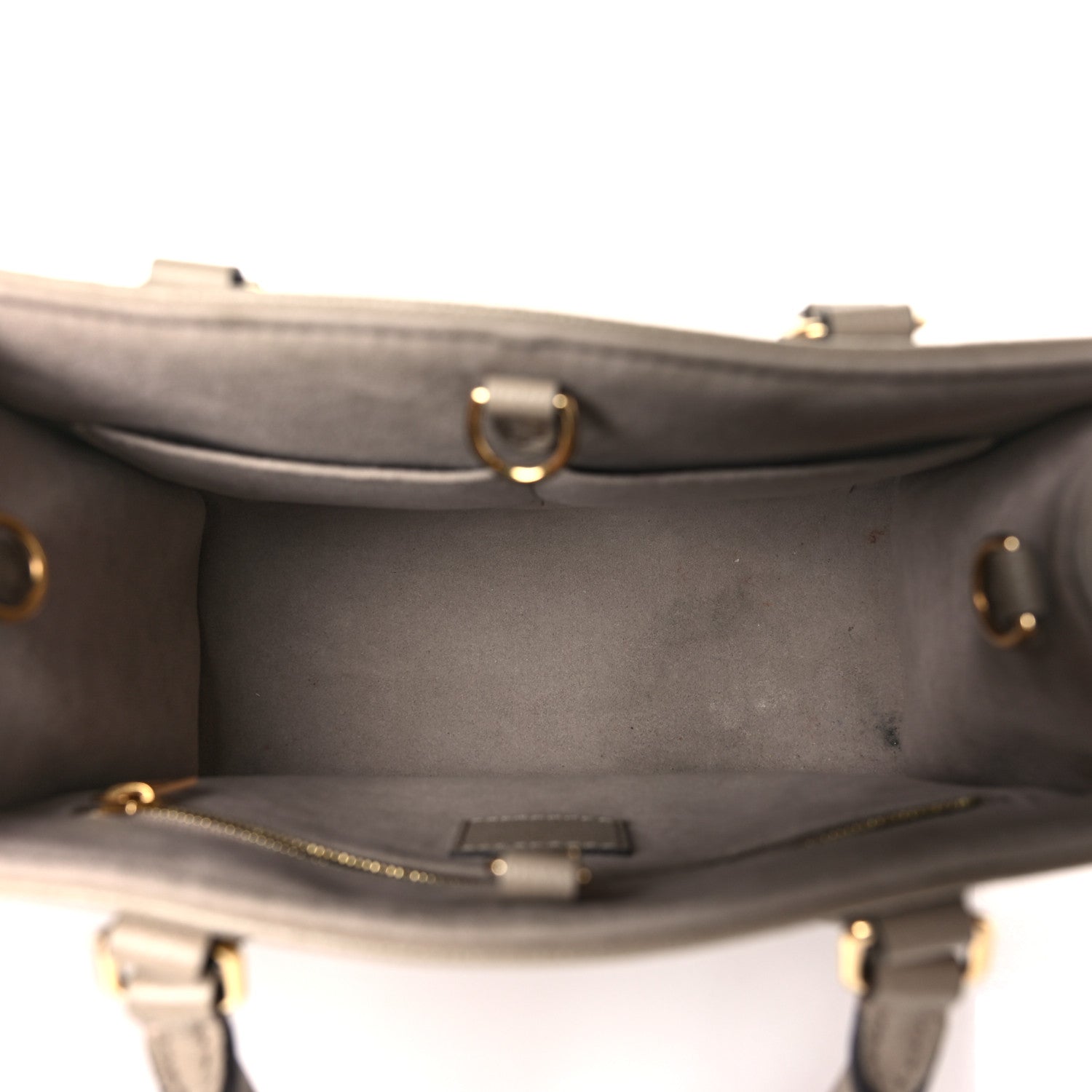 Louis Vuitton Empreinte Monogram Giant Onthego PM Tourterelle Creme 5 of 9