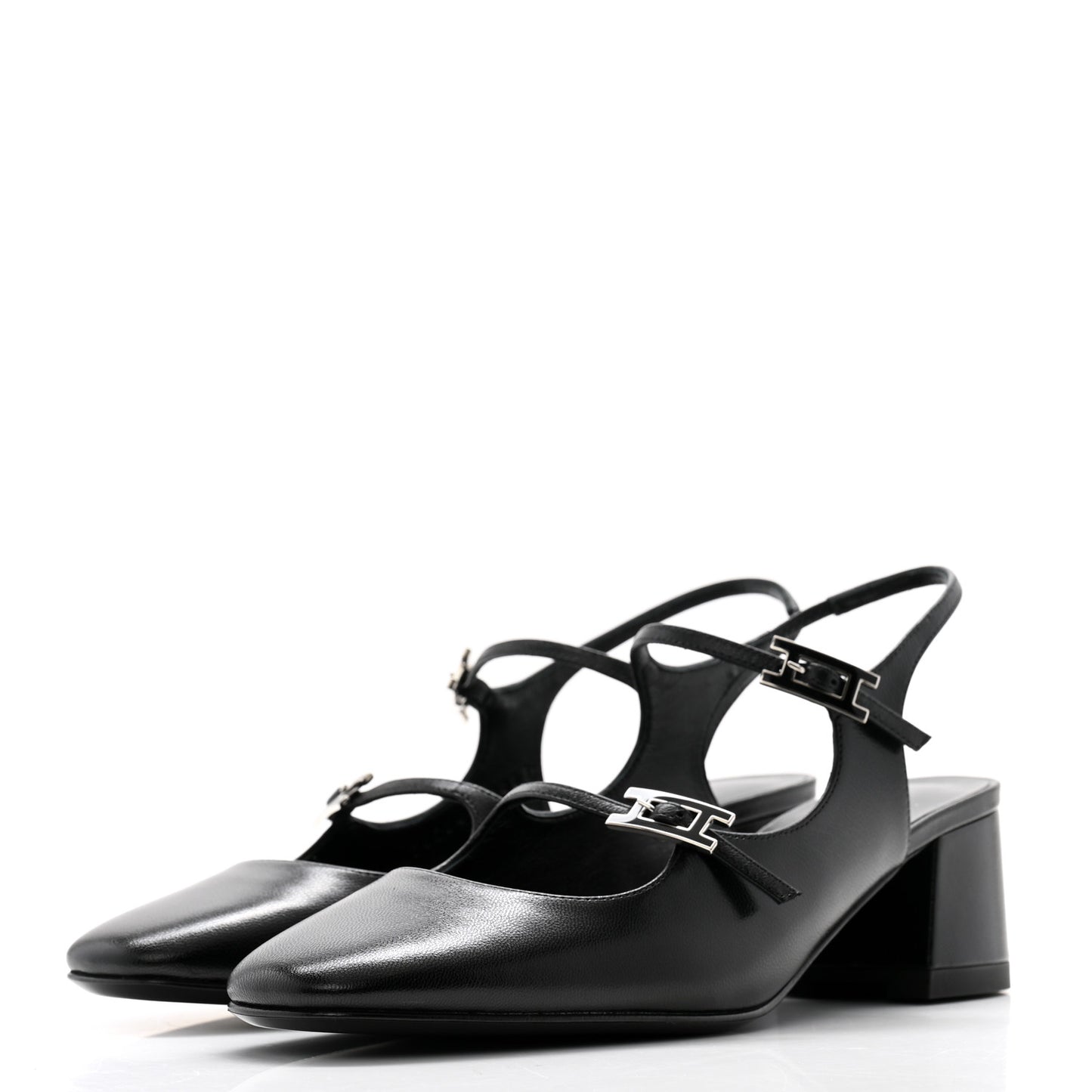 Goatskin Jackie 50 Pumps 36 Black