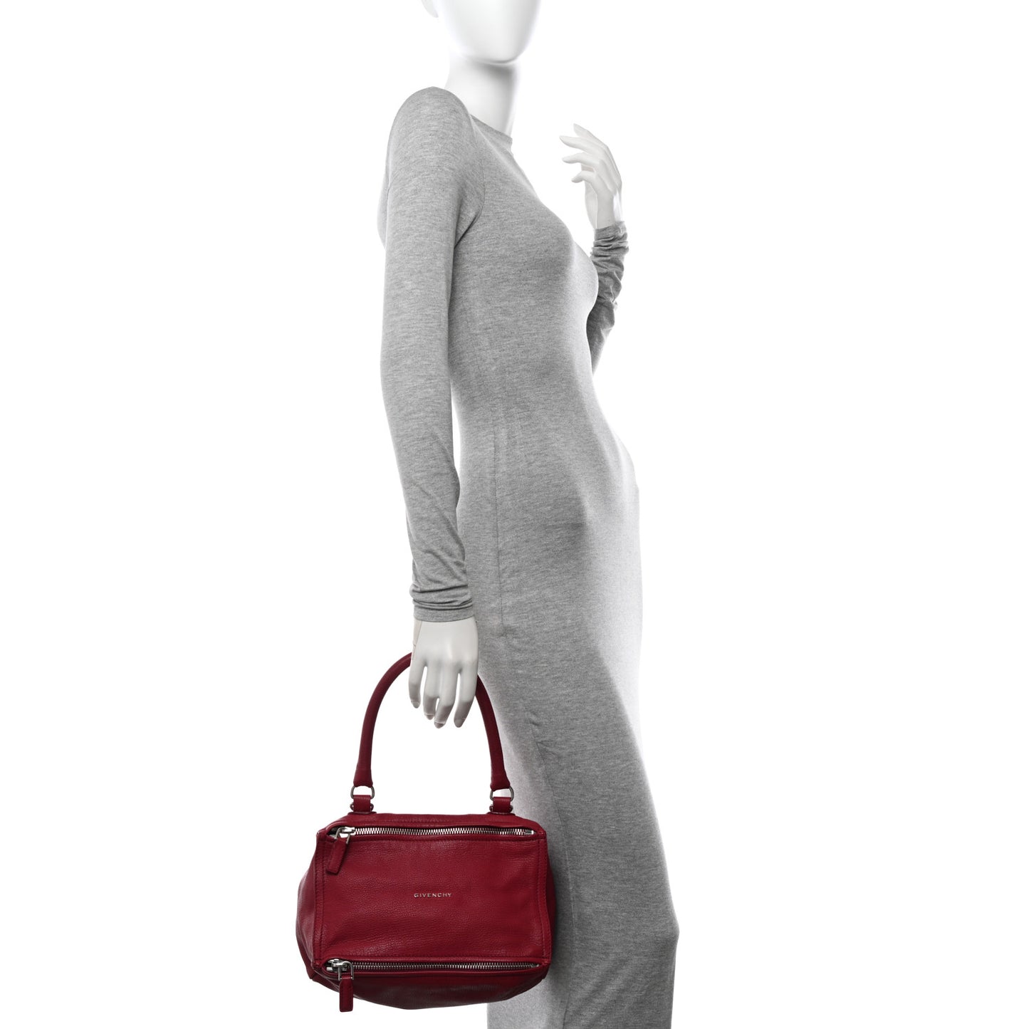 Sugar Goatskin Small Pandora Red