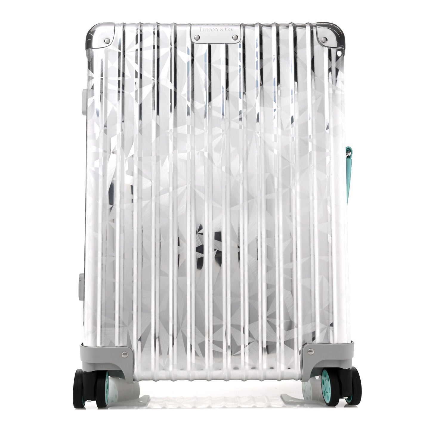 X TIFFANY Aluminum Classic Cabin Luggage Silver