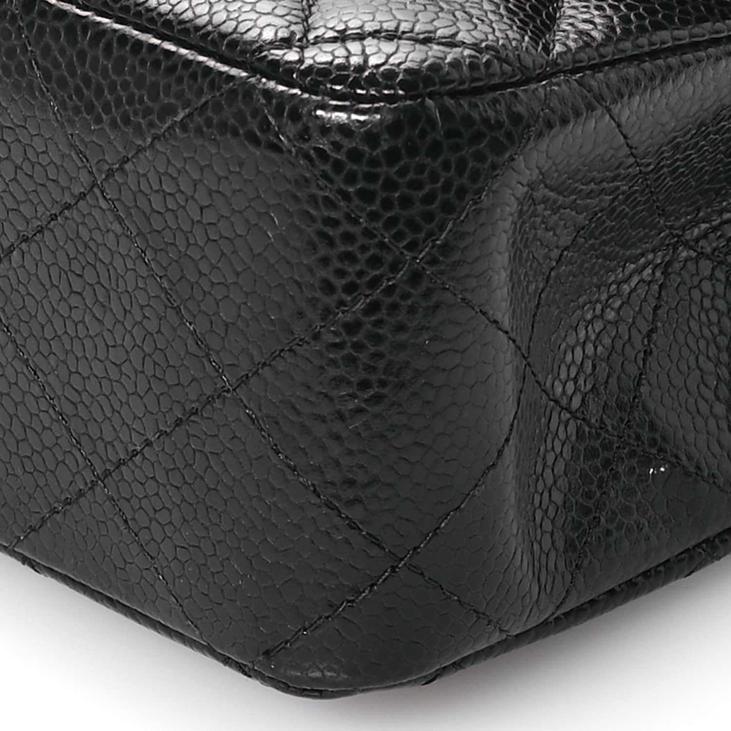 Chanel Caviar Quilted Medium Double Flap Black 9 of 11