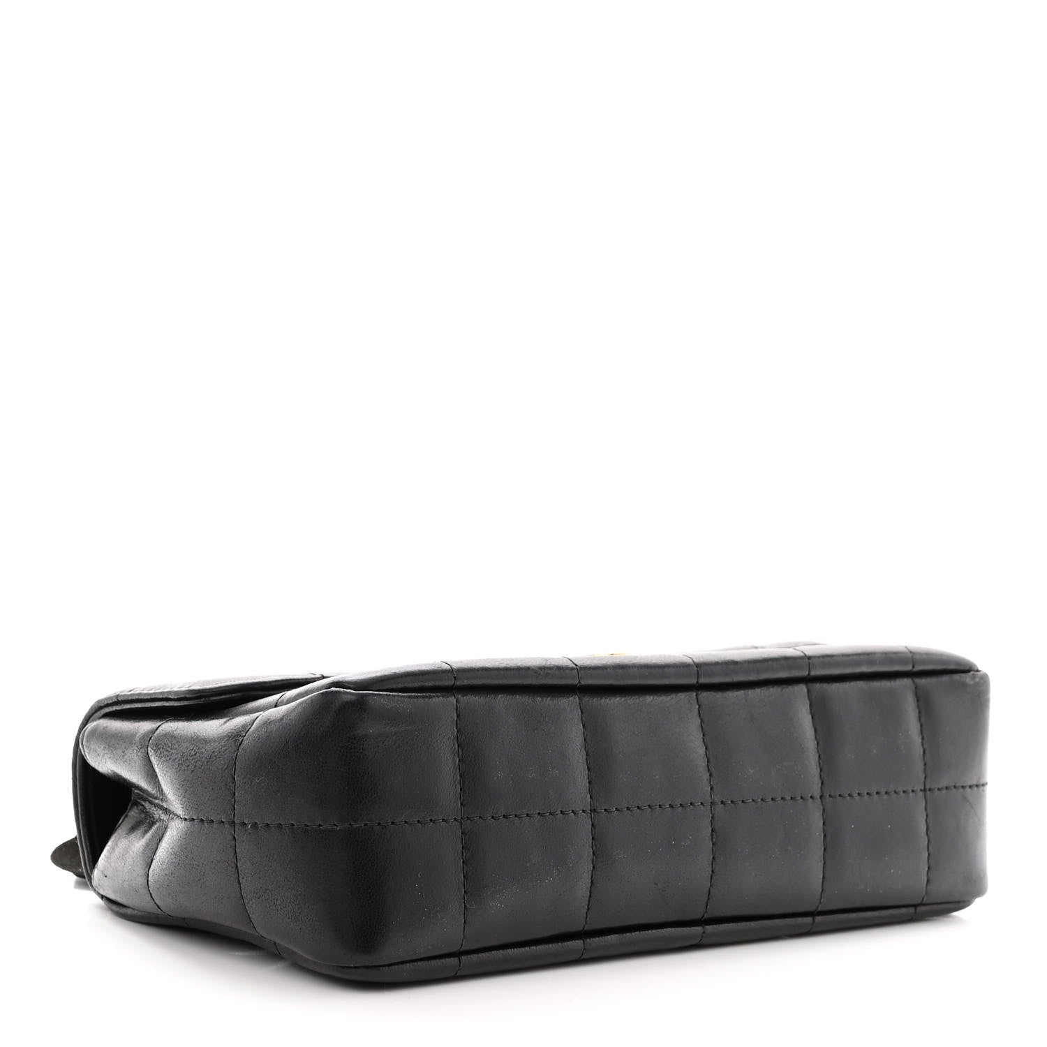 Chanel Lambskin Quilted Mini Chocolate Bar Camellia Flap Black 4 of 10