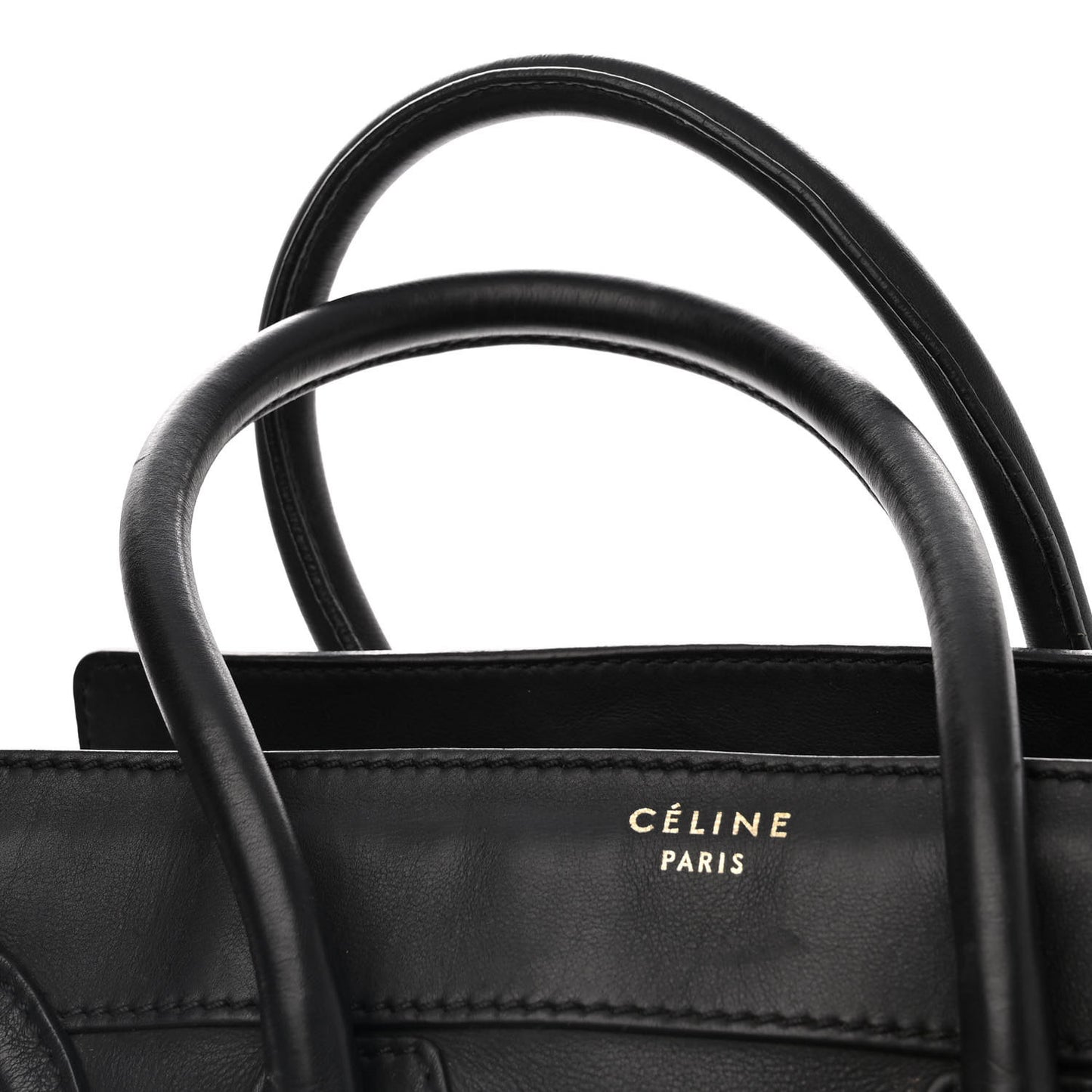 Smooth Calfskin Micro Luggage Black