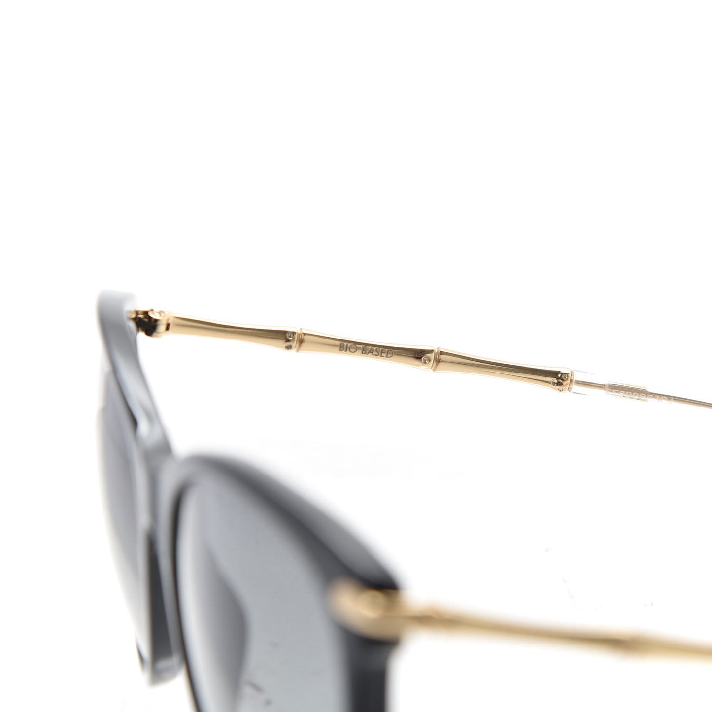 Crystal Bamboo Cat Eye Sunglasses GG3771 Black Gold