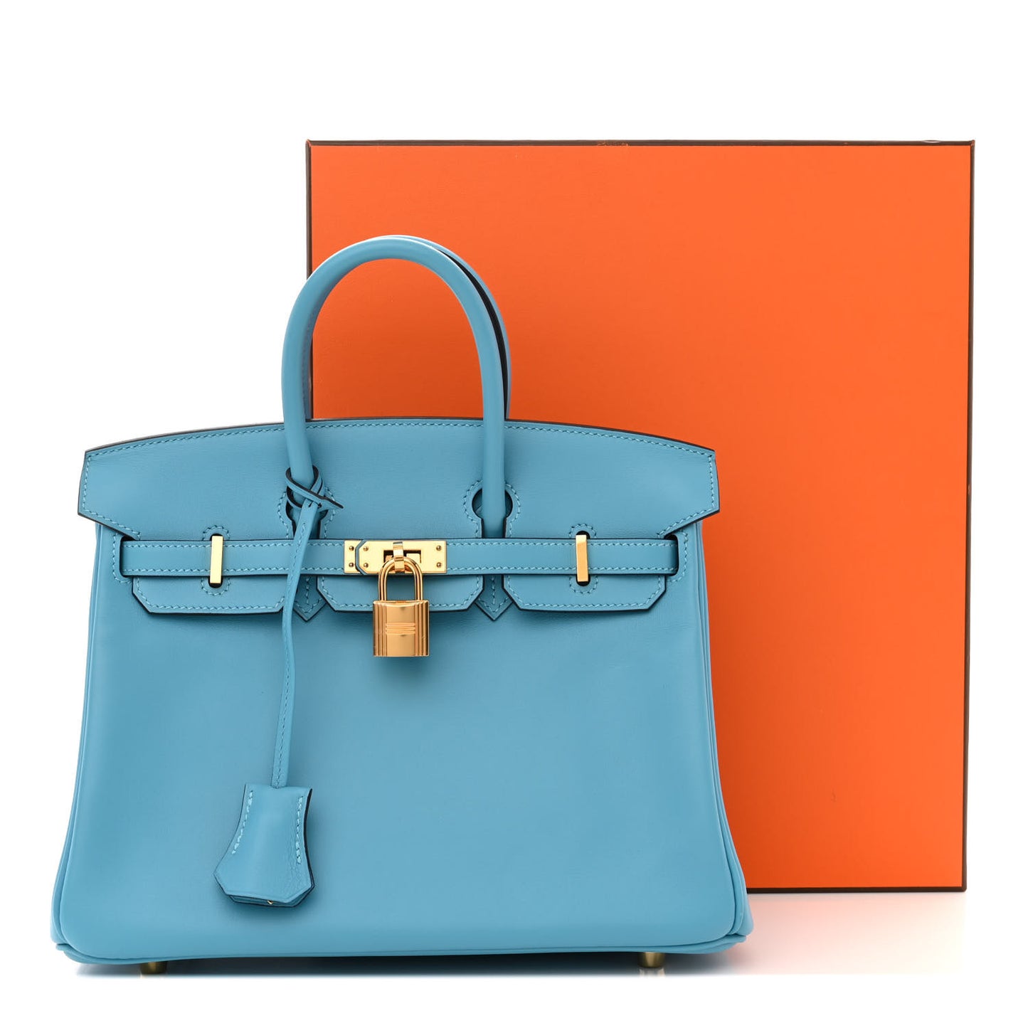 Swift Birkin 25 Bleu du Nord